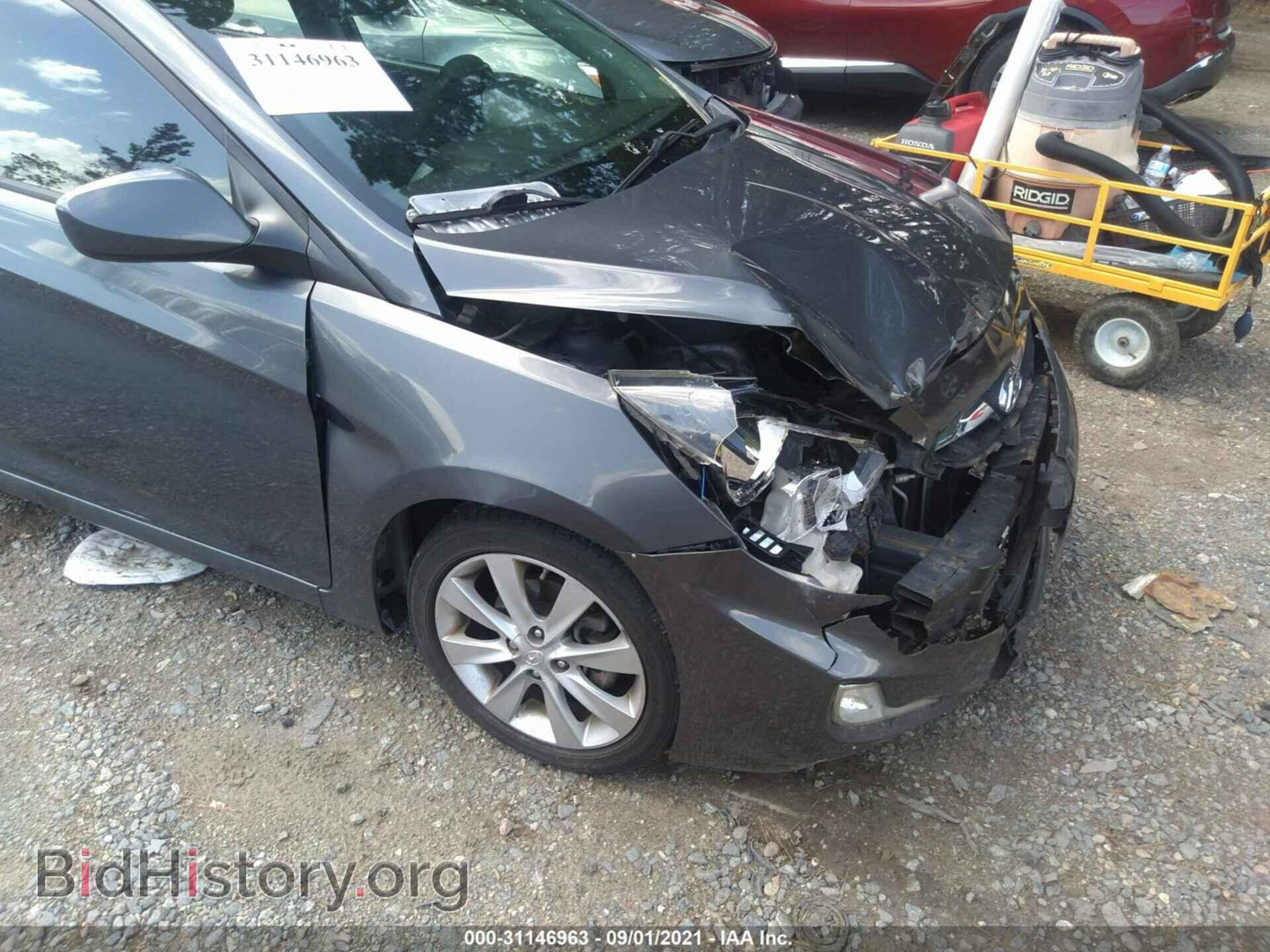 2012 HYUNDAI ACCENT - VIN: KMHCU5AE6CU041718 - Фото 6