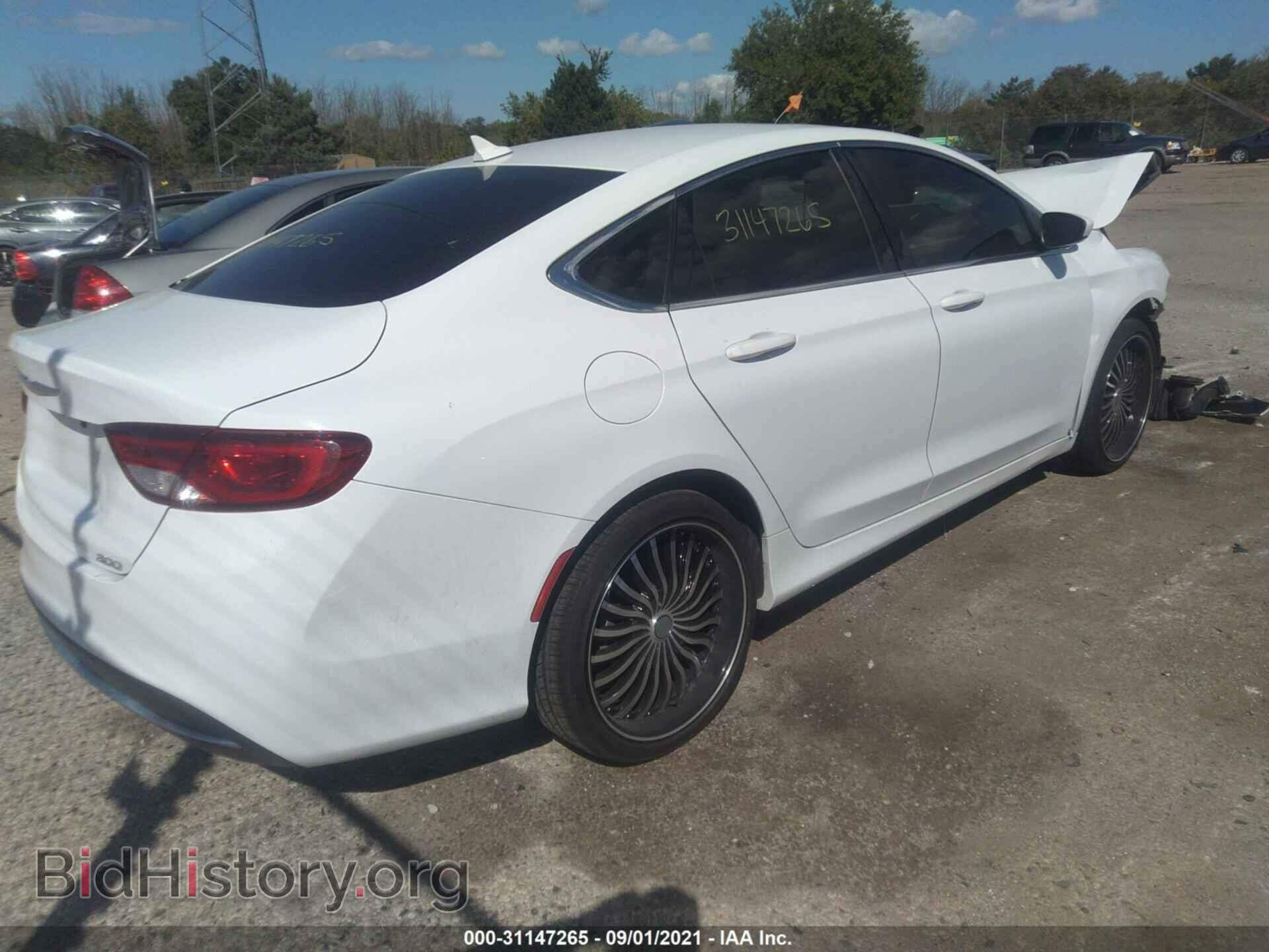 2016 CHRYSLER 200 - VIN: 1C3CCCAB0GN115172 - Фото 4