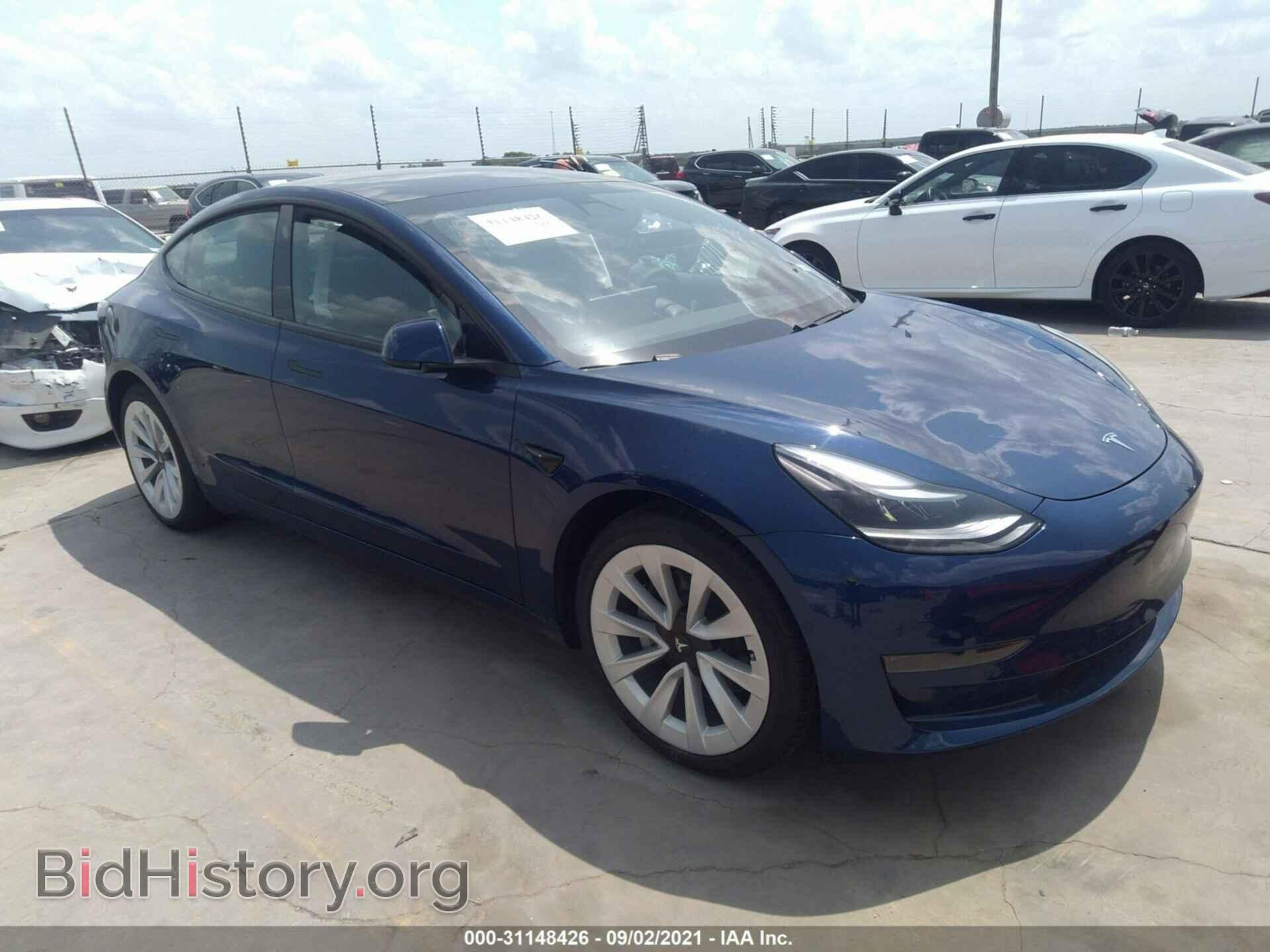 Photo 5YJ3E1EAXMF998364 - TESLA MODEL 3 2021