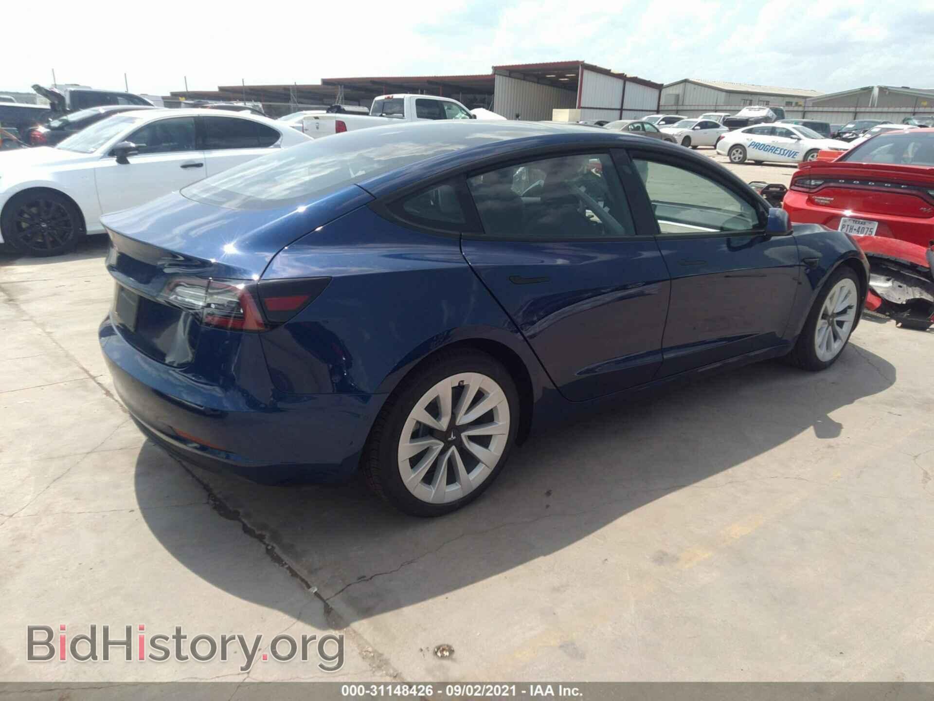2021 TESLA MODEL 3 - VIN: 5YJ3E1EAXMF998364 - Фото 4