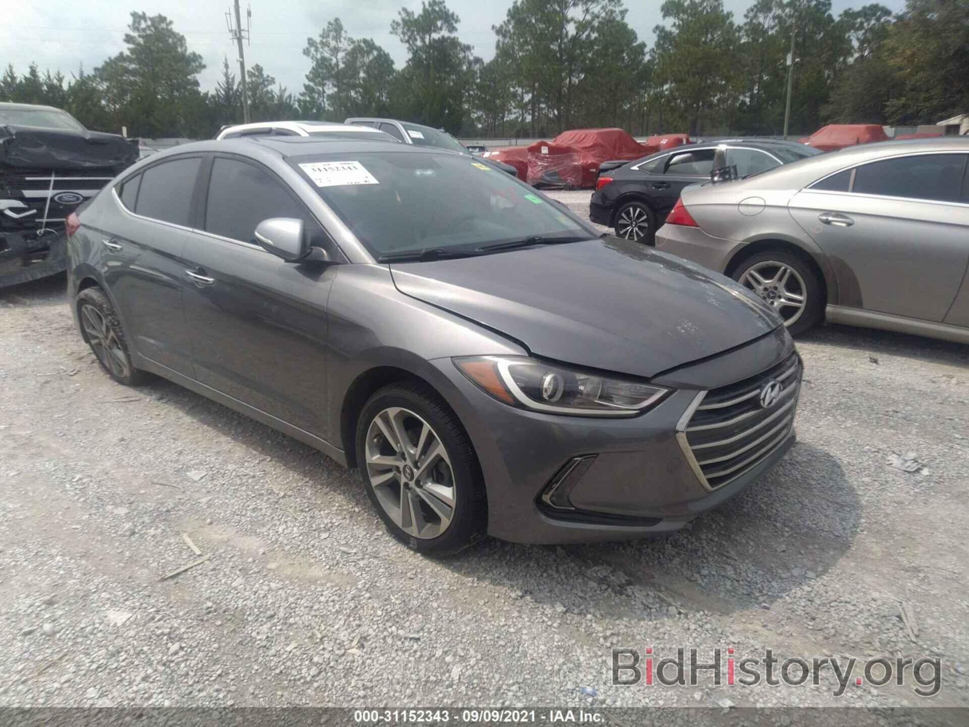 Photo KMHD84LFXHU116243 - HYUNDAI ELANTRA 2017