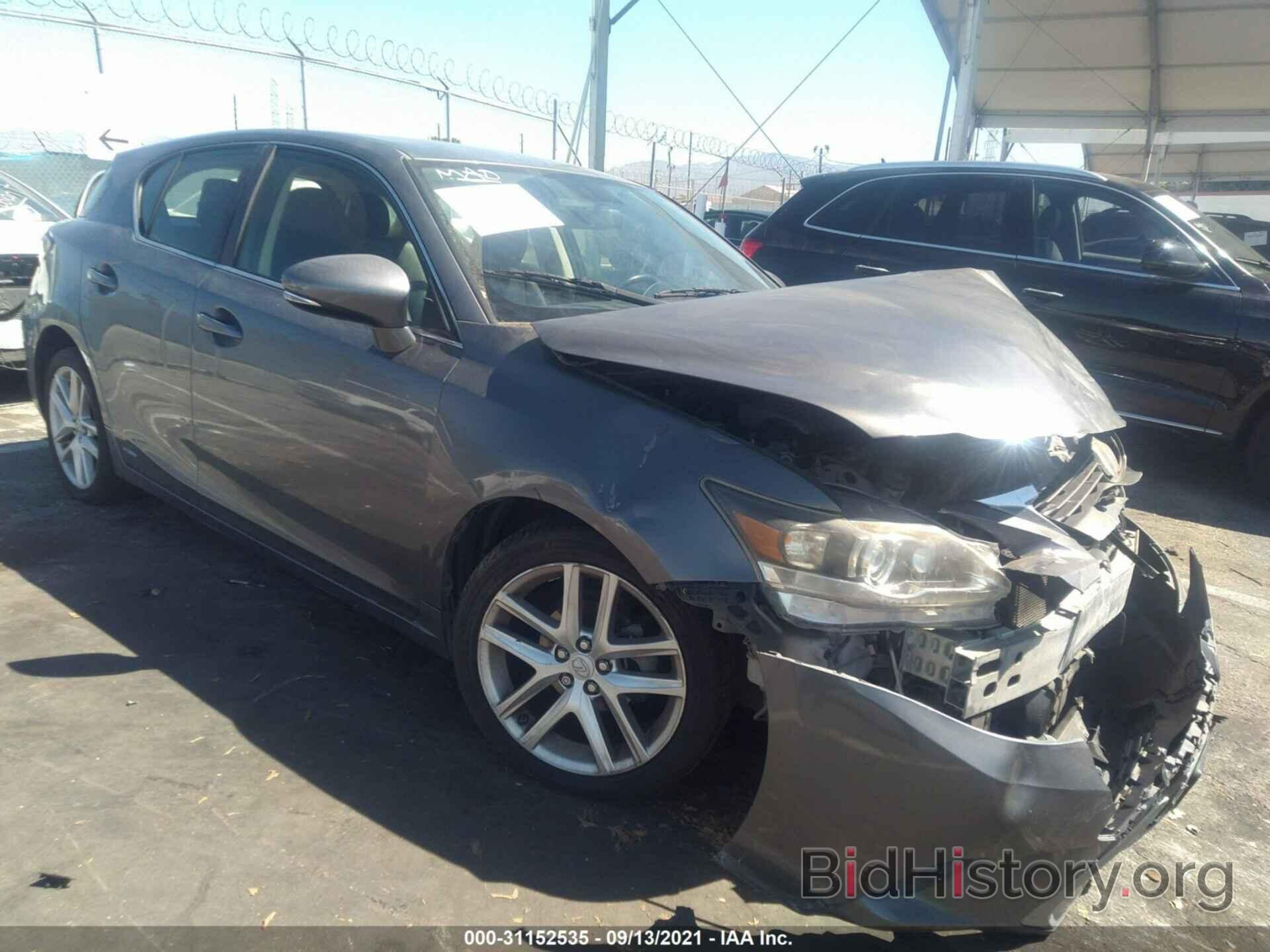 Photo JTHKD5BH1E2177535 - LEXUS CT 200H 2014