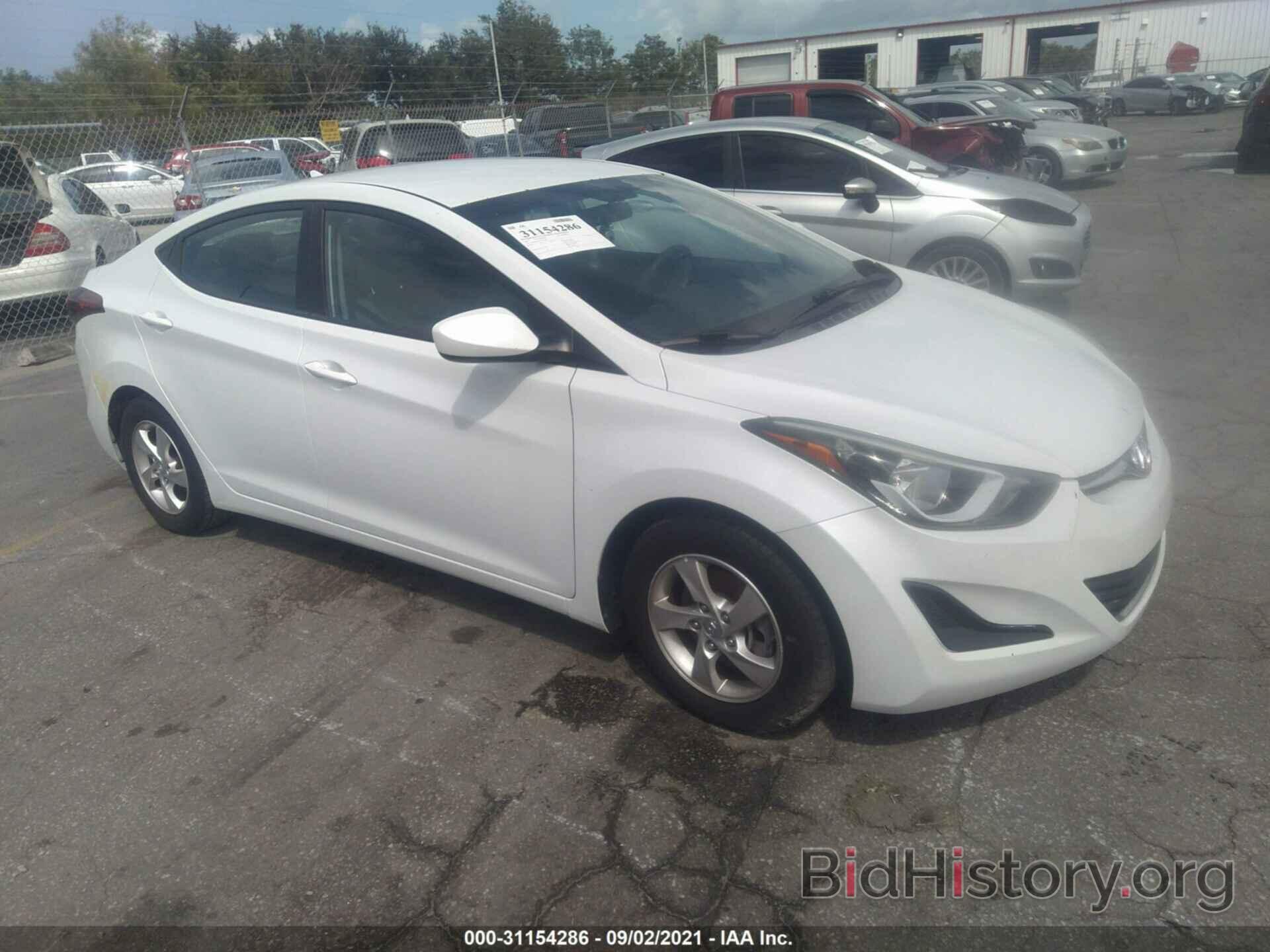 Photo 5NPDH4AE2FH576597 - HYUNDAI ELANTRA 2015