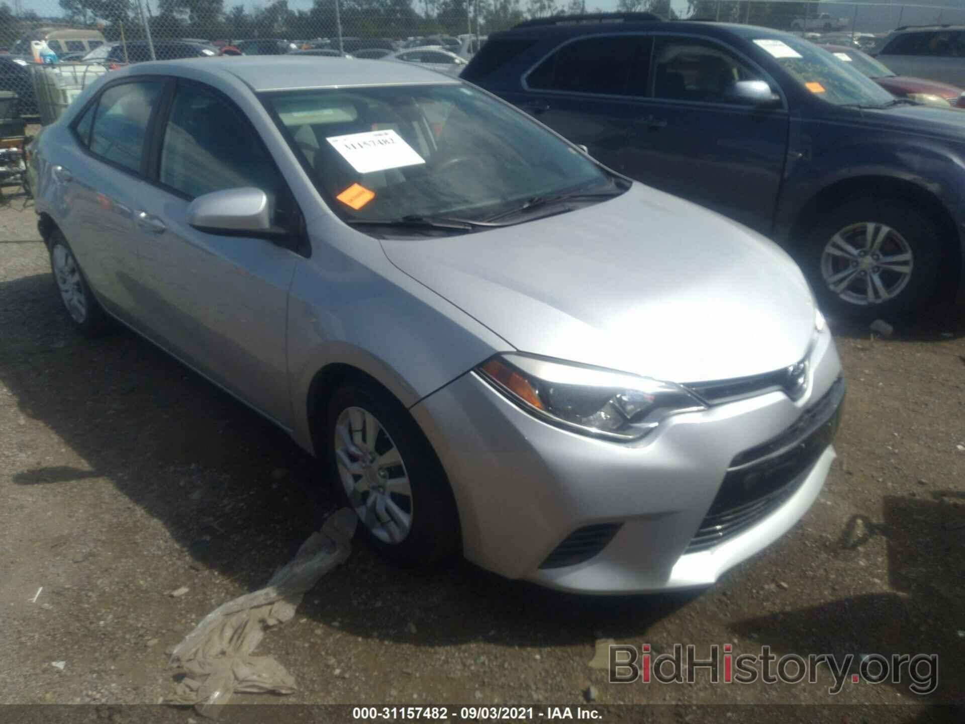 Photo 2T1BURHEXFC435172 - TOYOTA COROLLA 2015