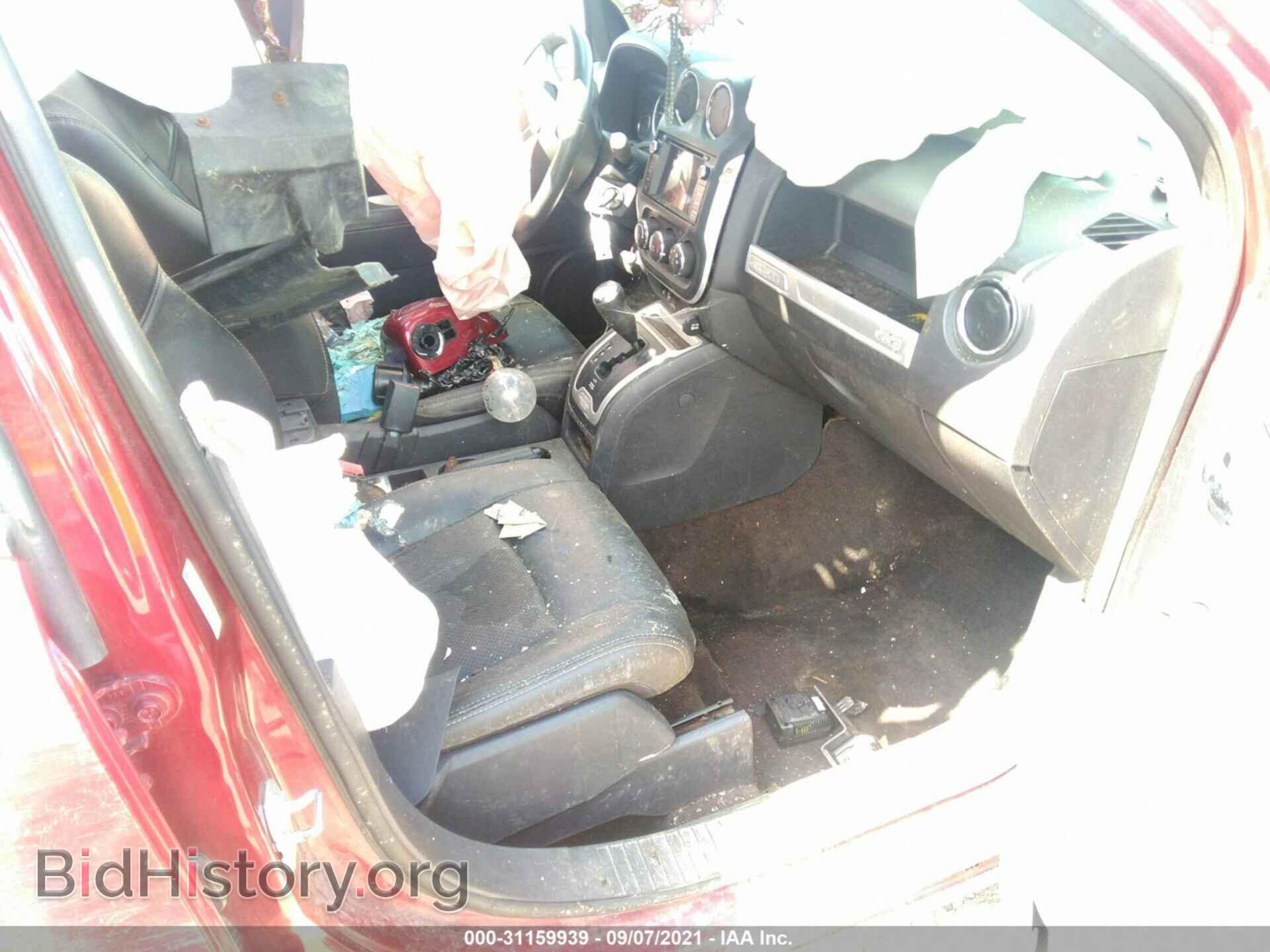 2015 JEEP COMPASS - VIN: 1C4NJDEB5FD162373 - Фото 5