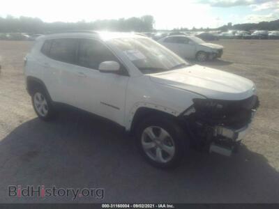 2021 Jeep COMPASS Latitude, white — VIN 3C4NJDBB5MT551624, IAAI