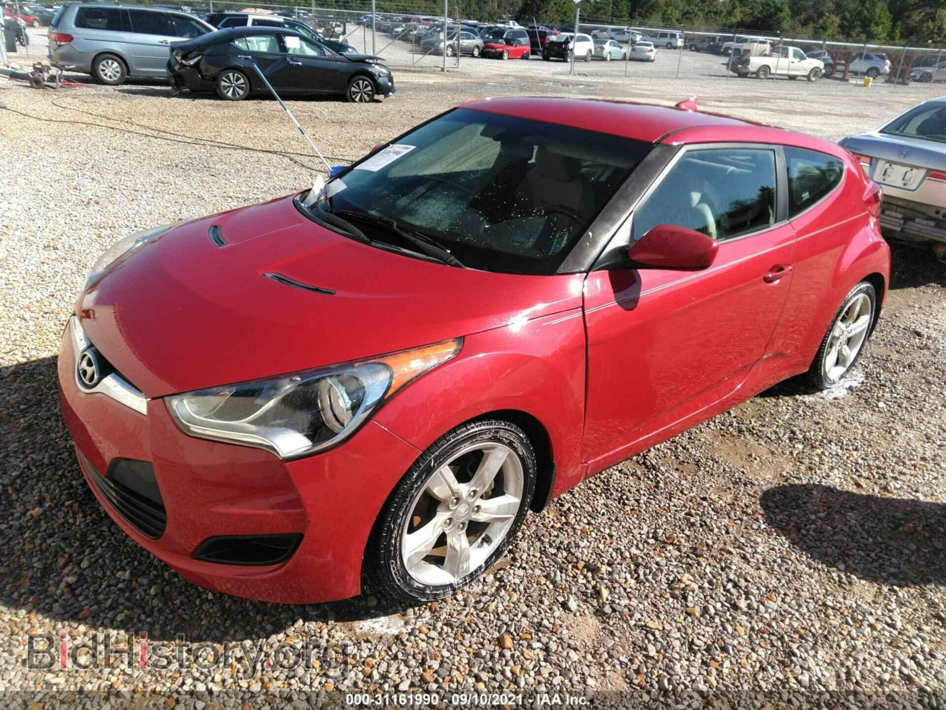 2012 HYUNDAI VELOSTER - VIN: KMHTC6AD9CU042247 - Фото 2