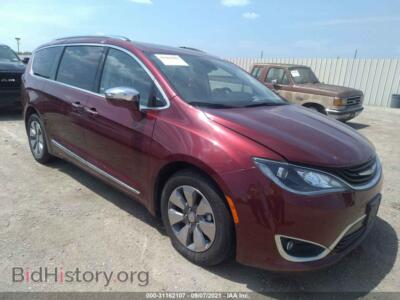 2018 Chrysler PACIFICA Hybrid Limited, red — VIN 2C4RC1N71JR359035, IAAI