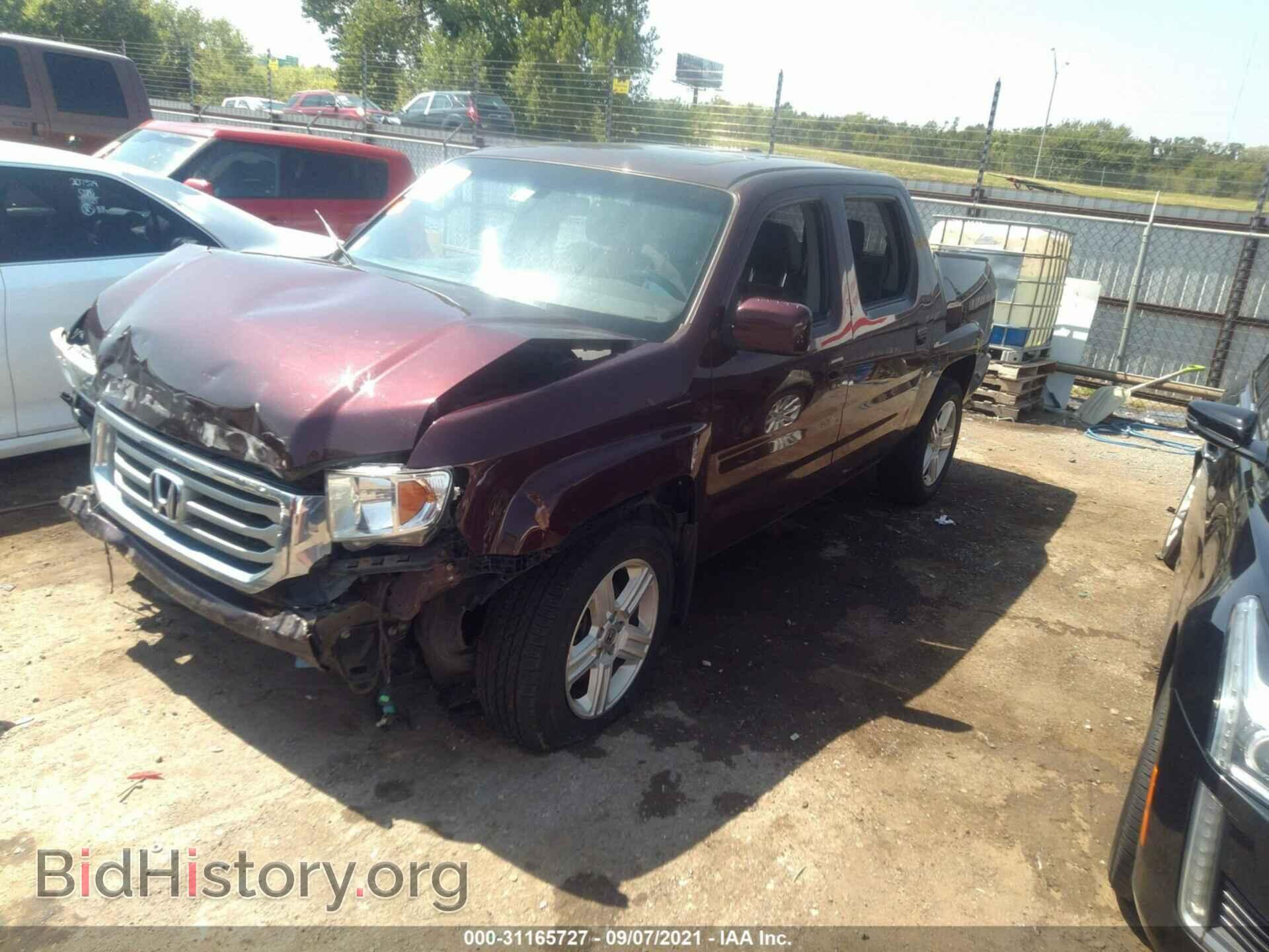 2012 HONDA RIDGELINE - VIN: 5FPYK1F52CB454253 - Фото 2