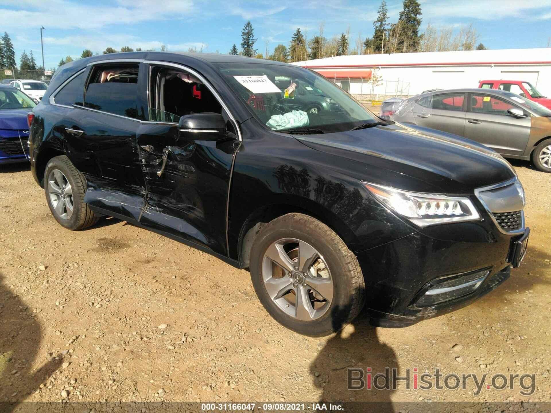 Photo 5FRYD4H20GB029433 - ACURA MDX 2016