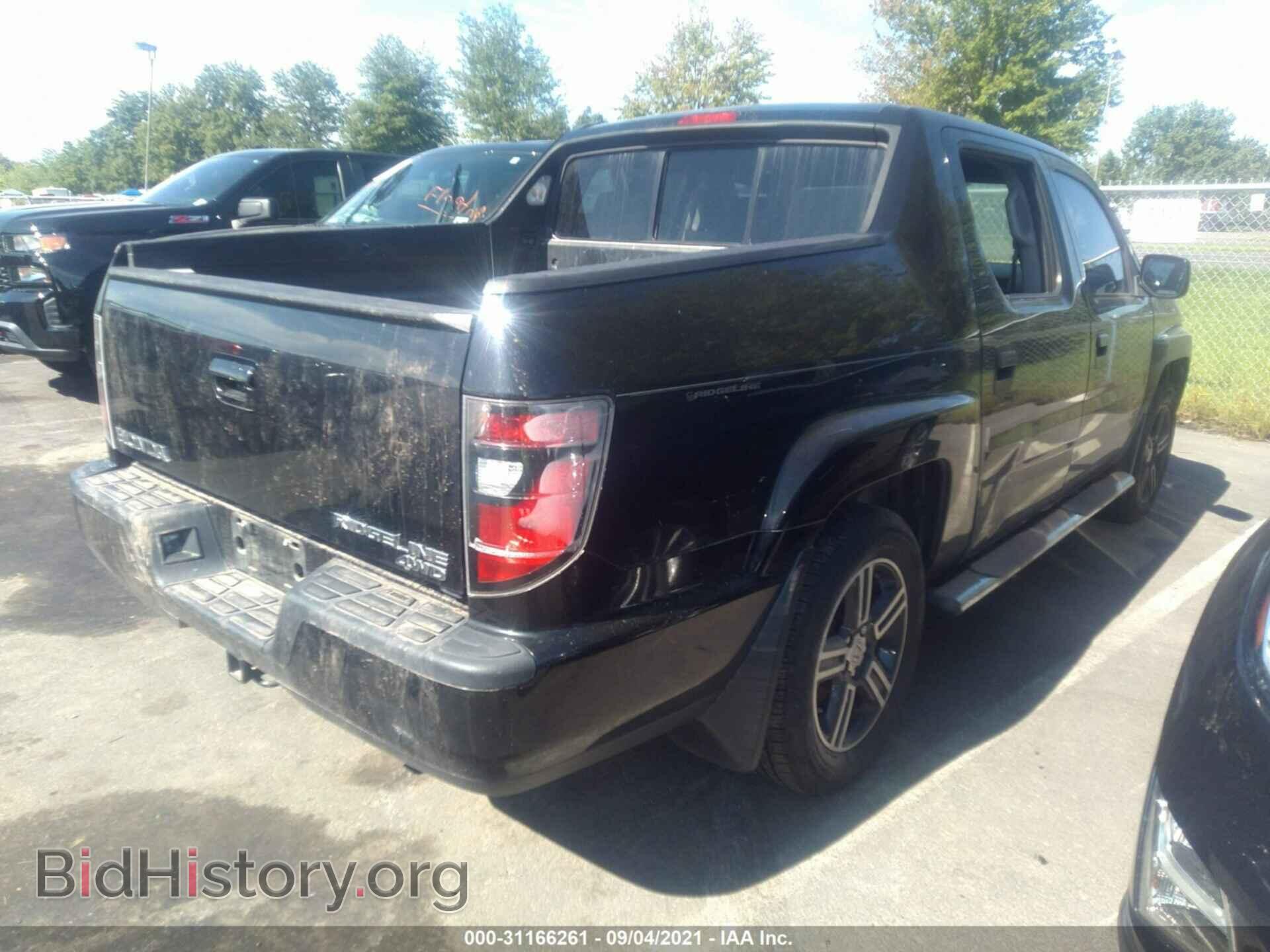 2013 HONDA RIDGELINE - VIN: 5FPYK1F78DB001242 - Фото 4