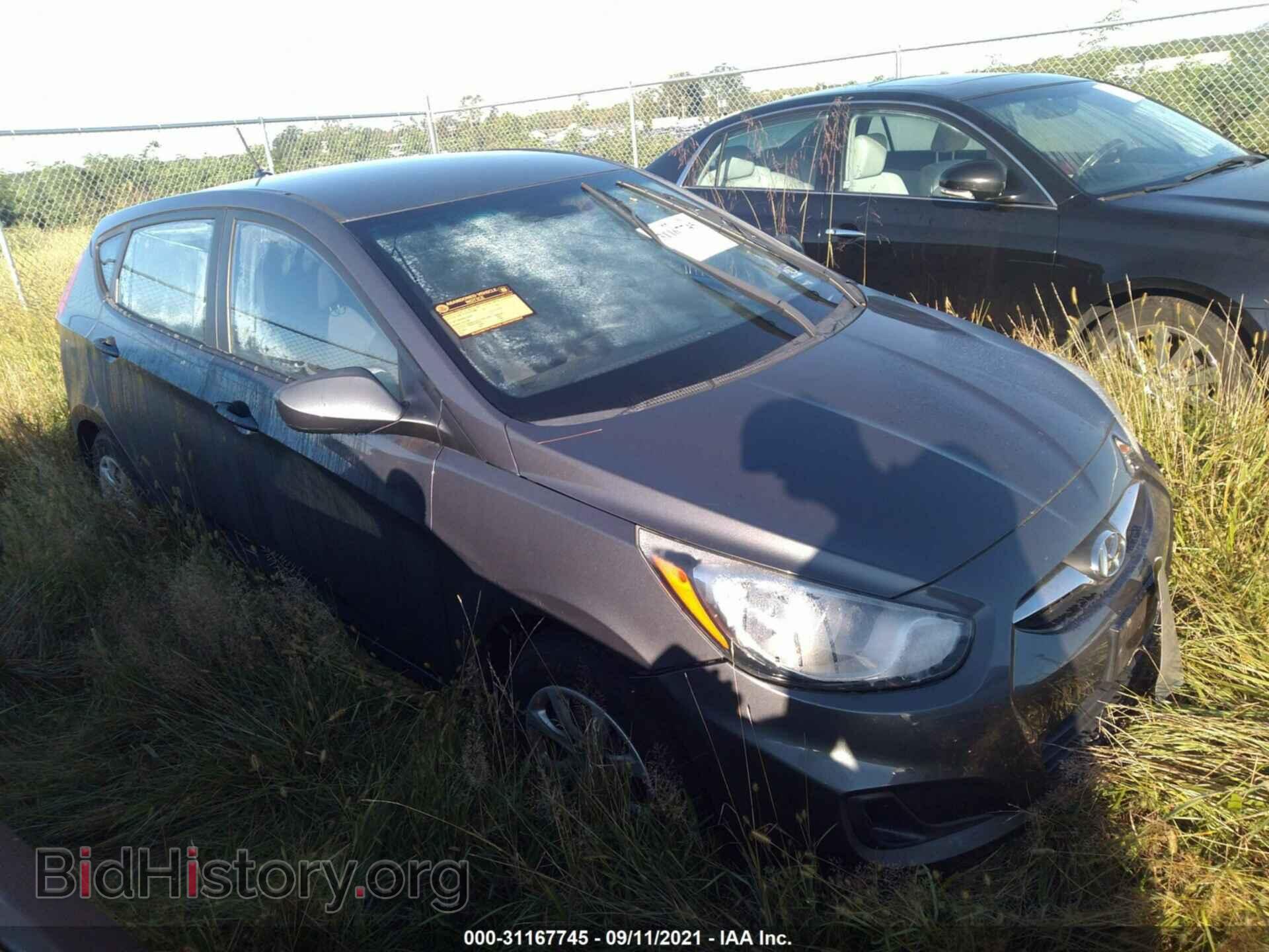 Photo KMHCT5AE8CU015446 - HYUNDAI ACCENT 2012