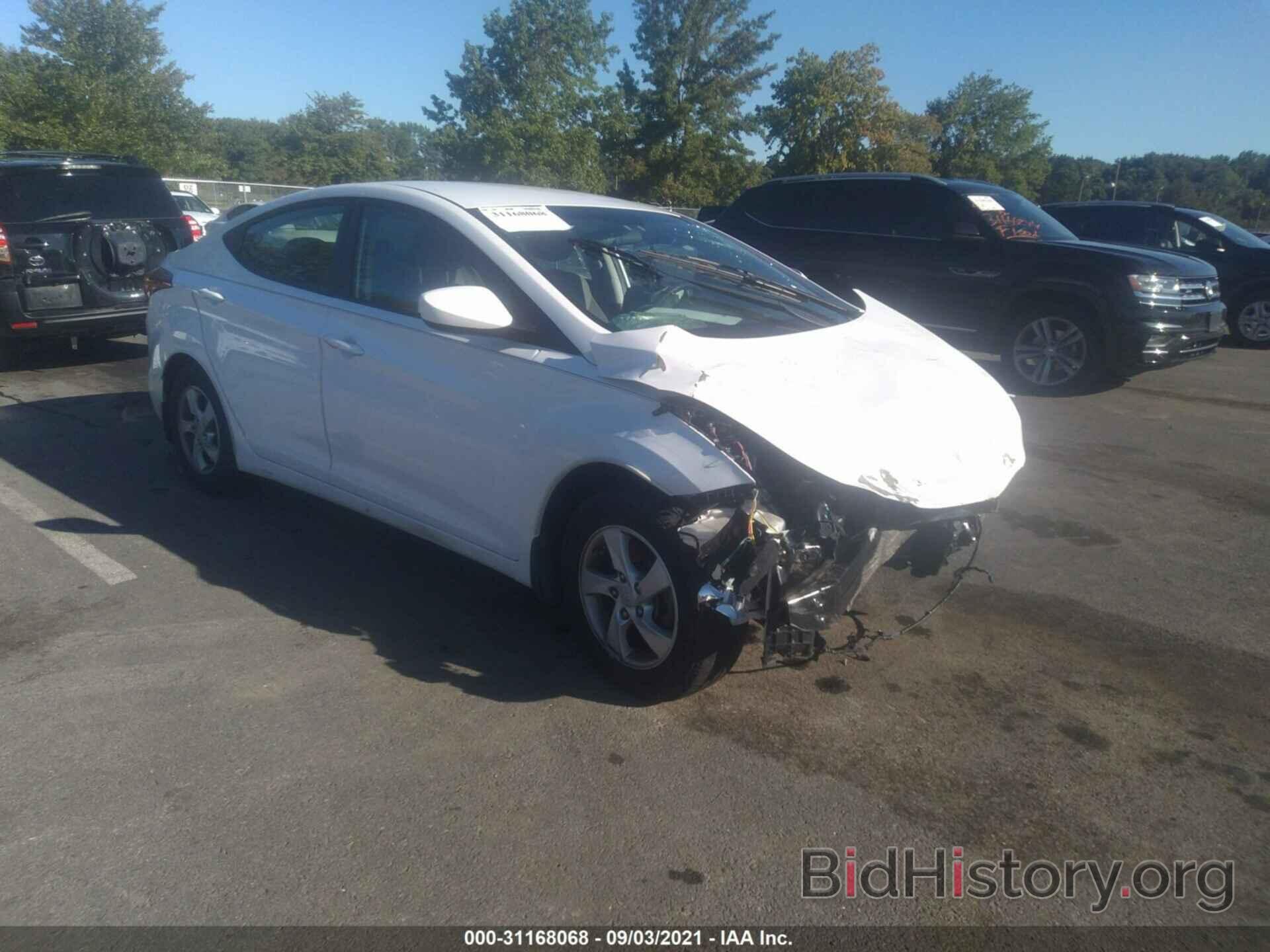 Photo 5NPDH4AE3FH585387 - HYUNDAI ELANTRA 2015