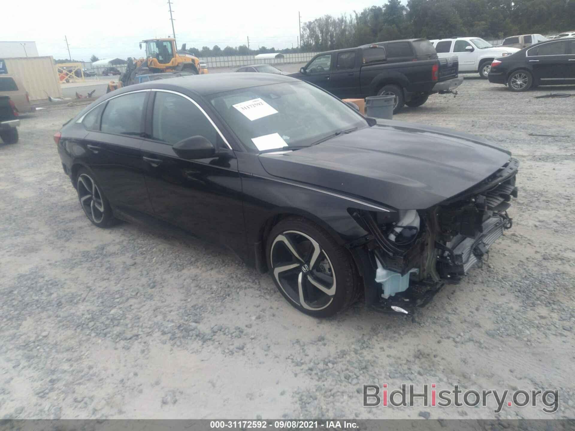 Photo 1HGCV1F42MA060278 - HONDA ACCORD SEDAN 2021