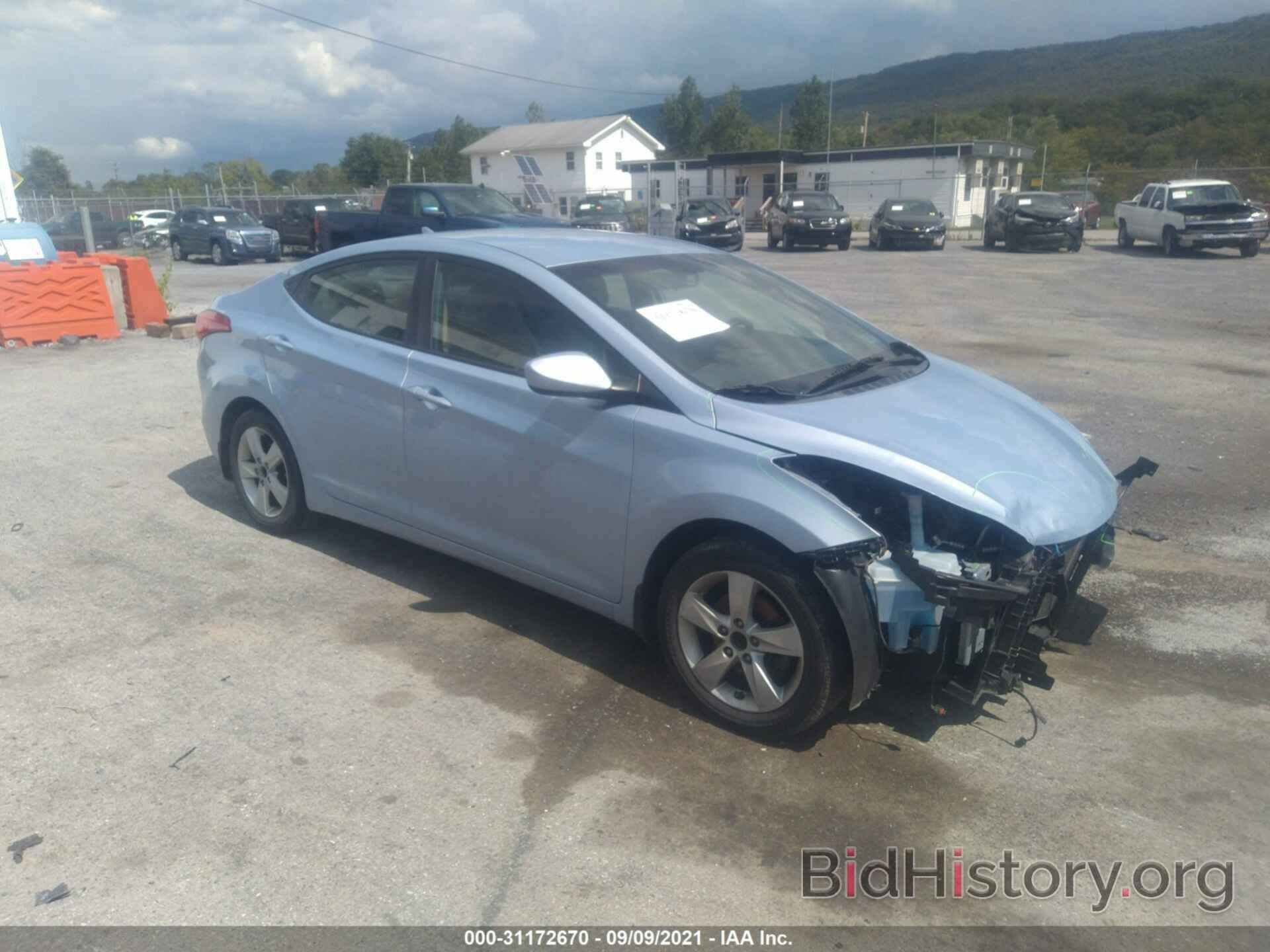 Photo KMHDH4AE3DU537841 - HYUNDAI ELANTRA 2013