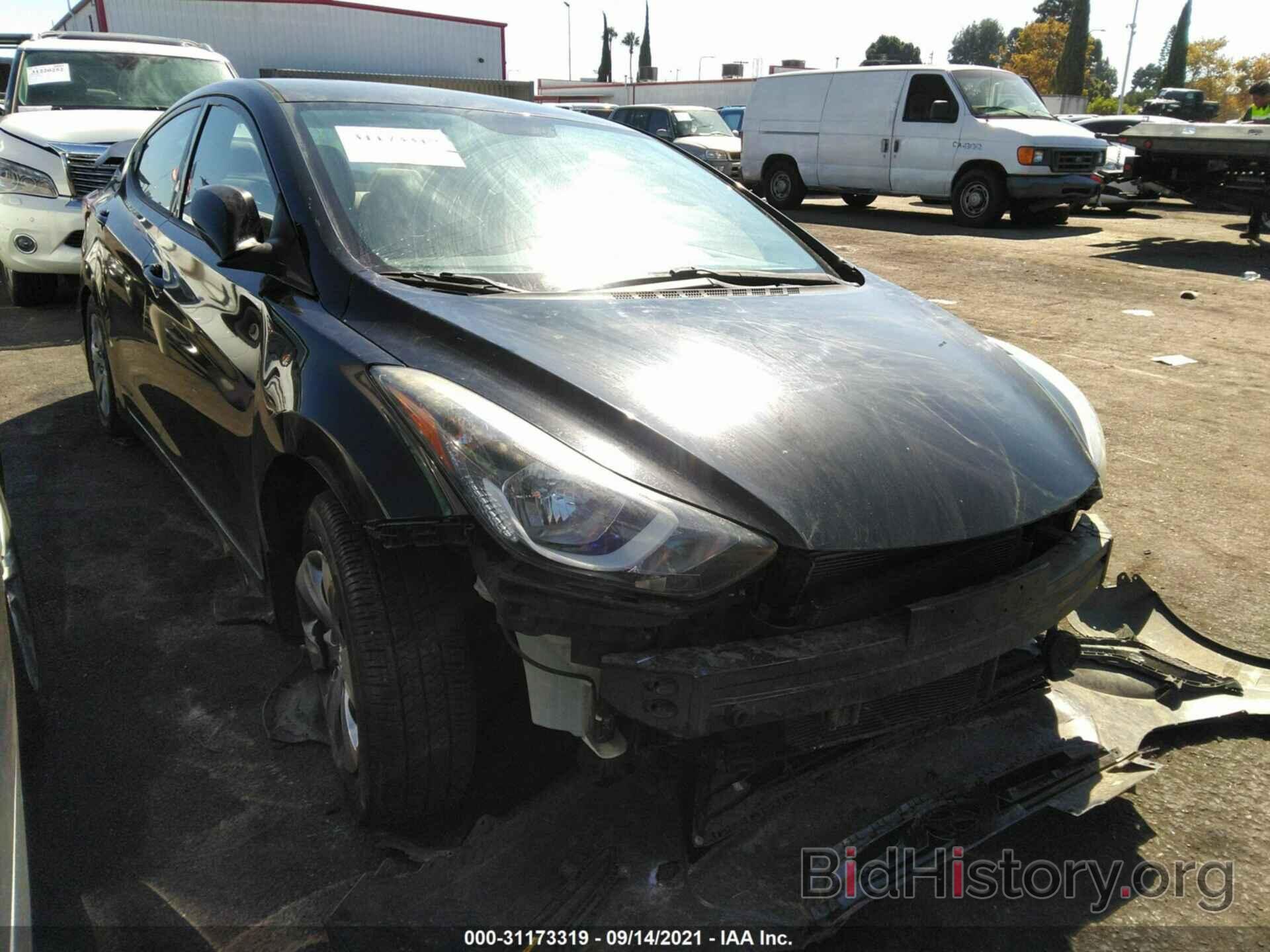 Photo KMHDH4AE9GU481330 - HYUNDAI ELANTRA 2016