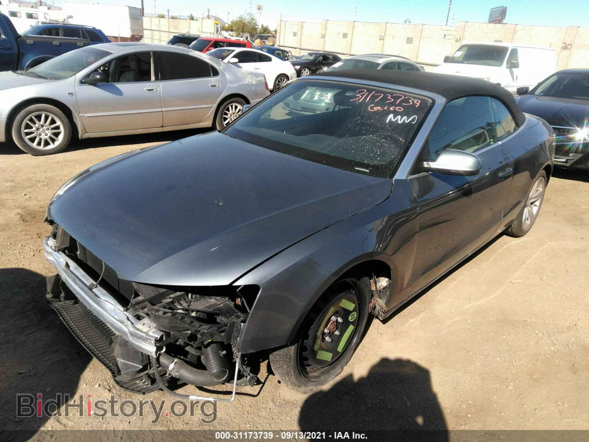 2013 AUDI A5 - VIN: WAUCFAFH7DN010514 - Photo 2