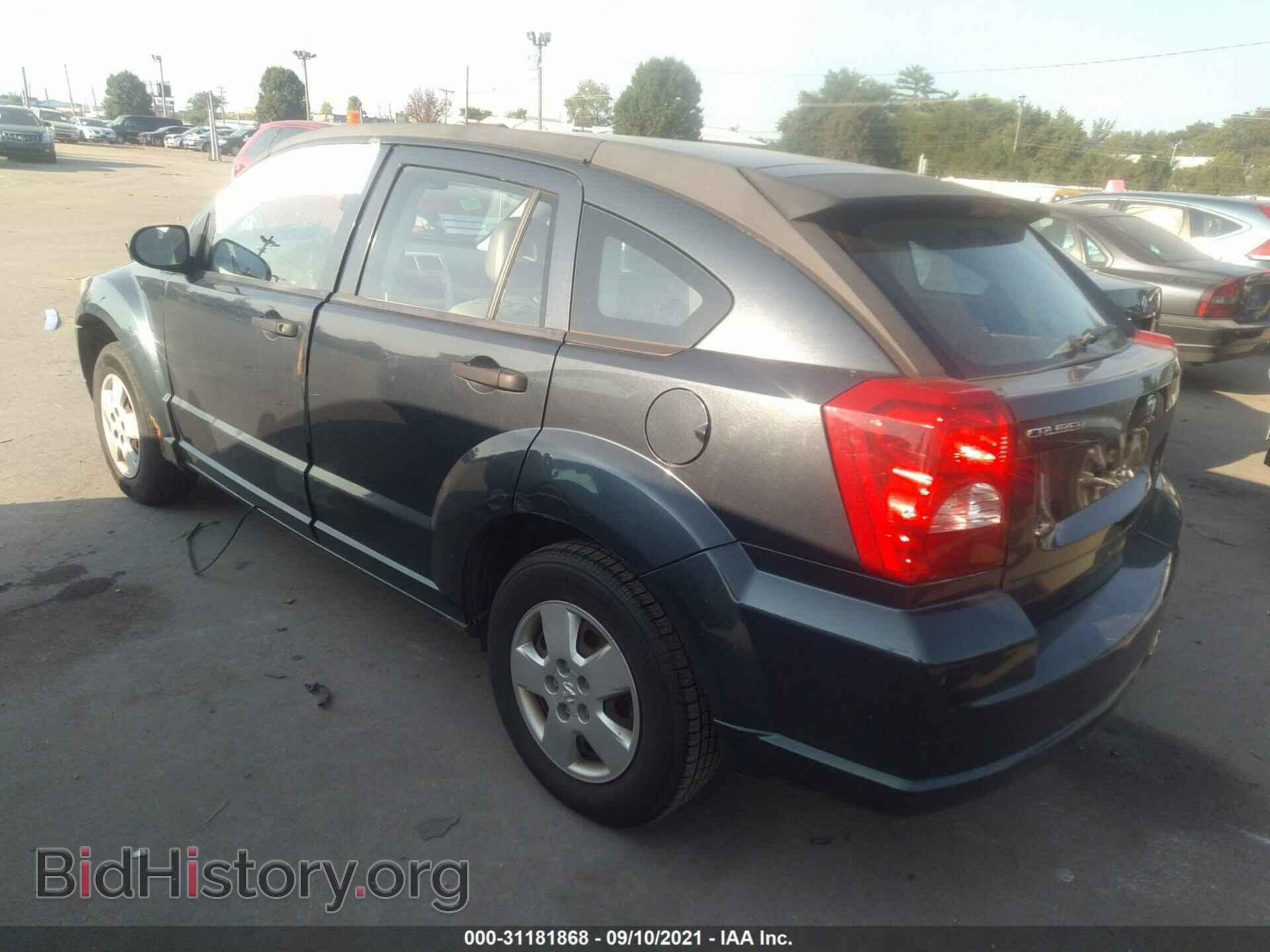 2007 DODGE CALIBER - VIN: 1B3HB28B67D542593 - Фото 3