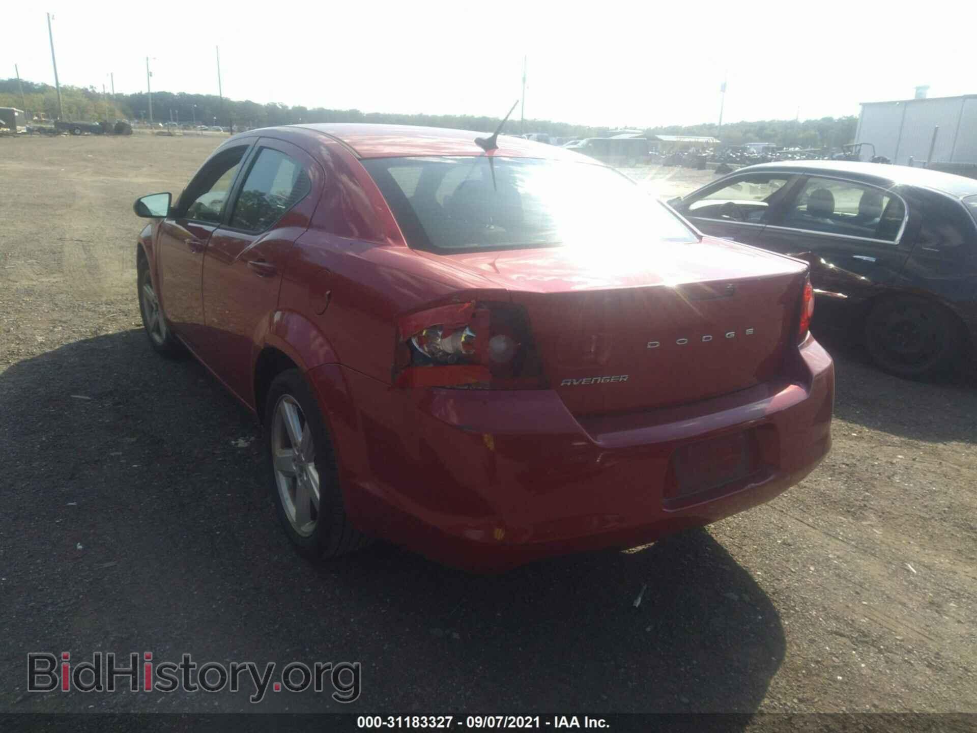 2013 DODGE AVENGER - VIN: 1C3CDZAB4DN625049 - Фото 3