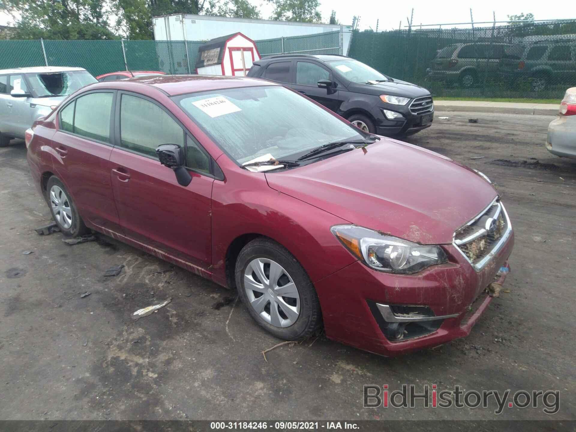 Photo JF1GJAA67GH003452 - SUBARU IMPREZA SEDAN 2016