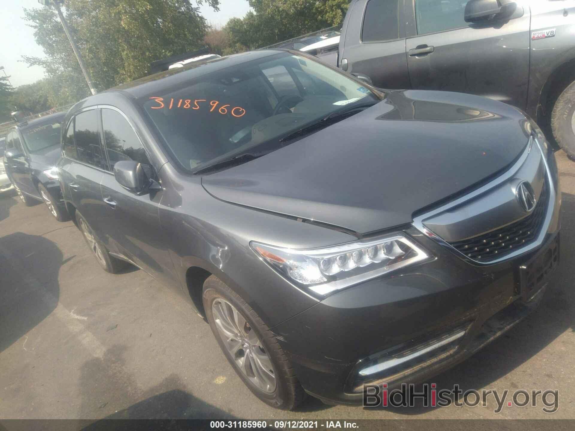 Photo 5FRYD4H4XGB028162 - ACURA MDX 2016