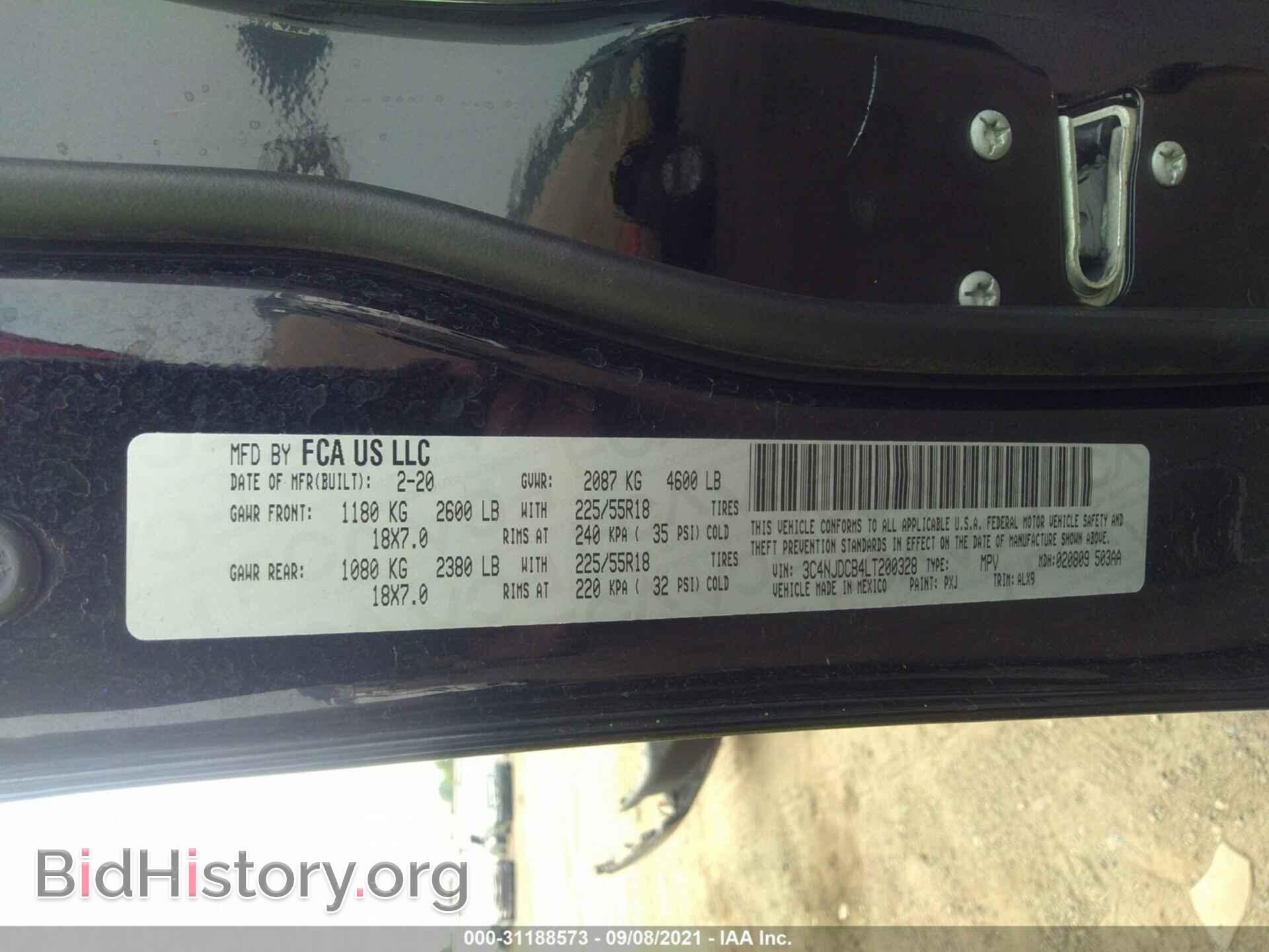 2020 JEEP COMPASS - VIN: 3C4NJDCB4LT200328 - Photo 9