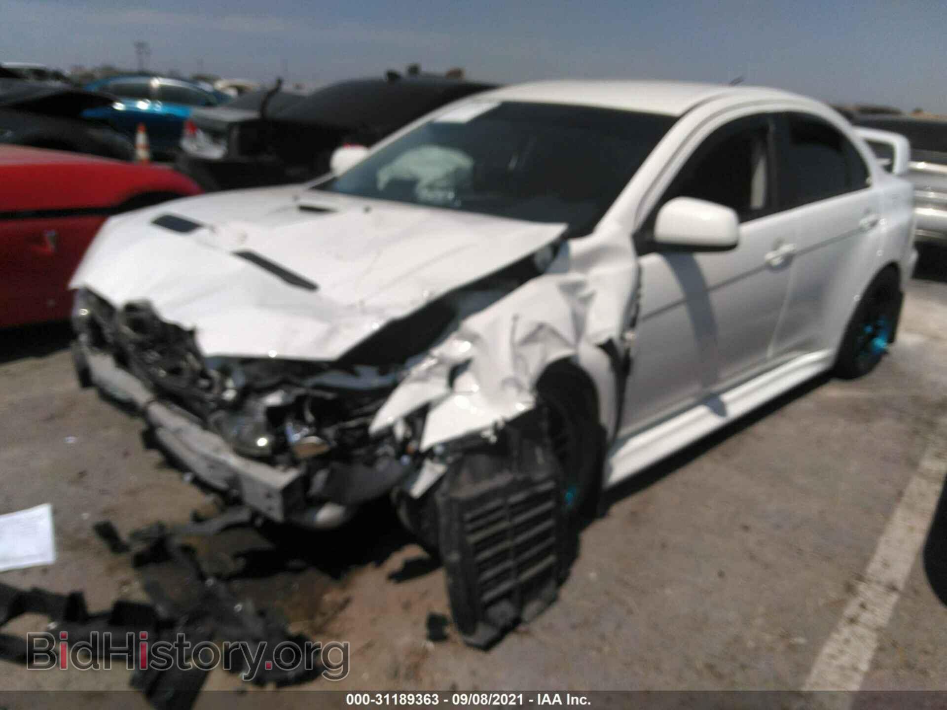 2013 MITSUBISHI LANCER EVOLUTION - VIN: JA32W8FV4DU024341 - Фото 2