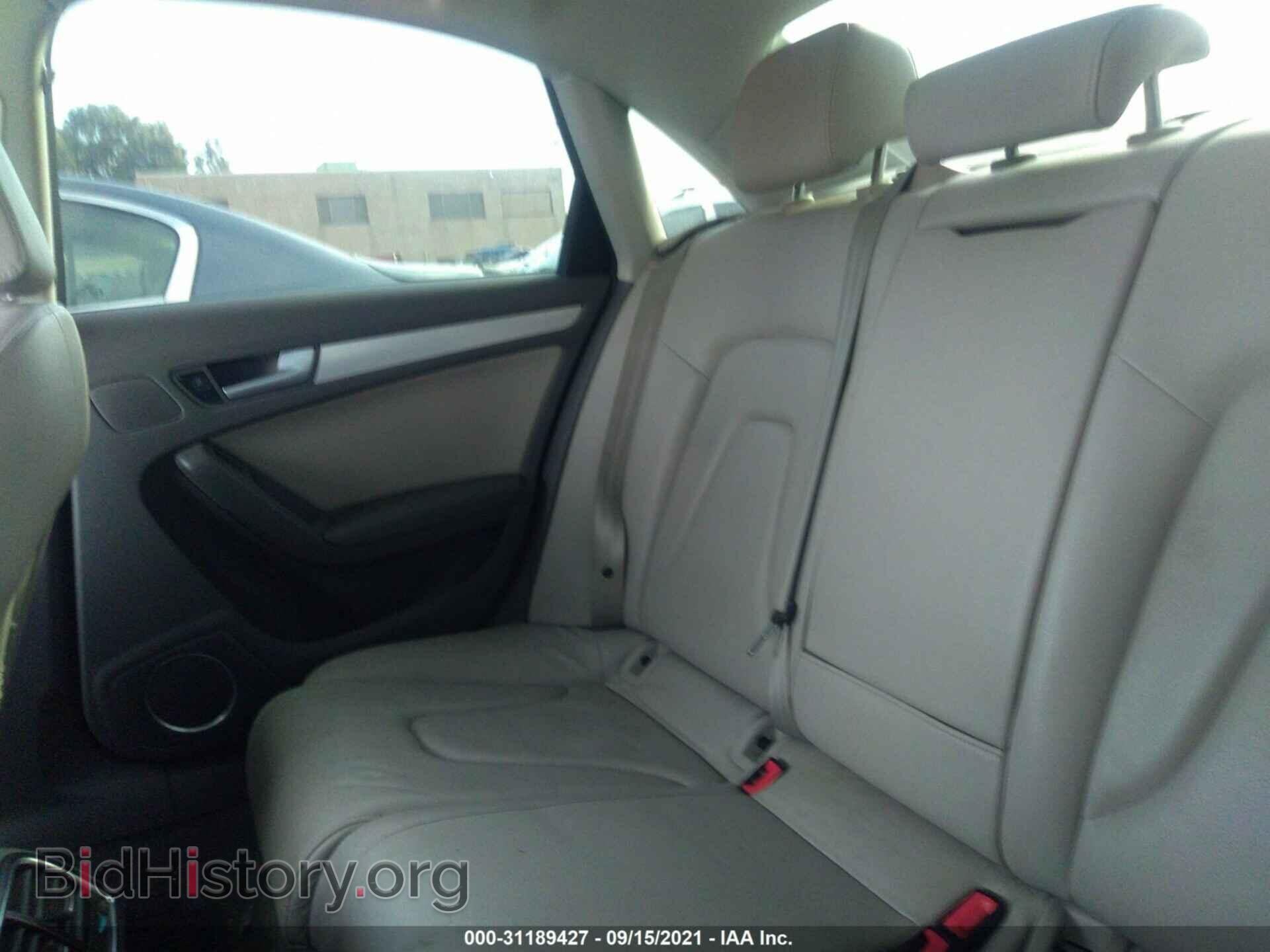 2012 AUDI A4 - VIN: WAUFFAFL0CN012086 - Фото 8
