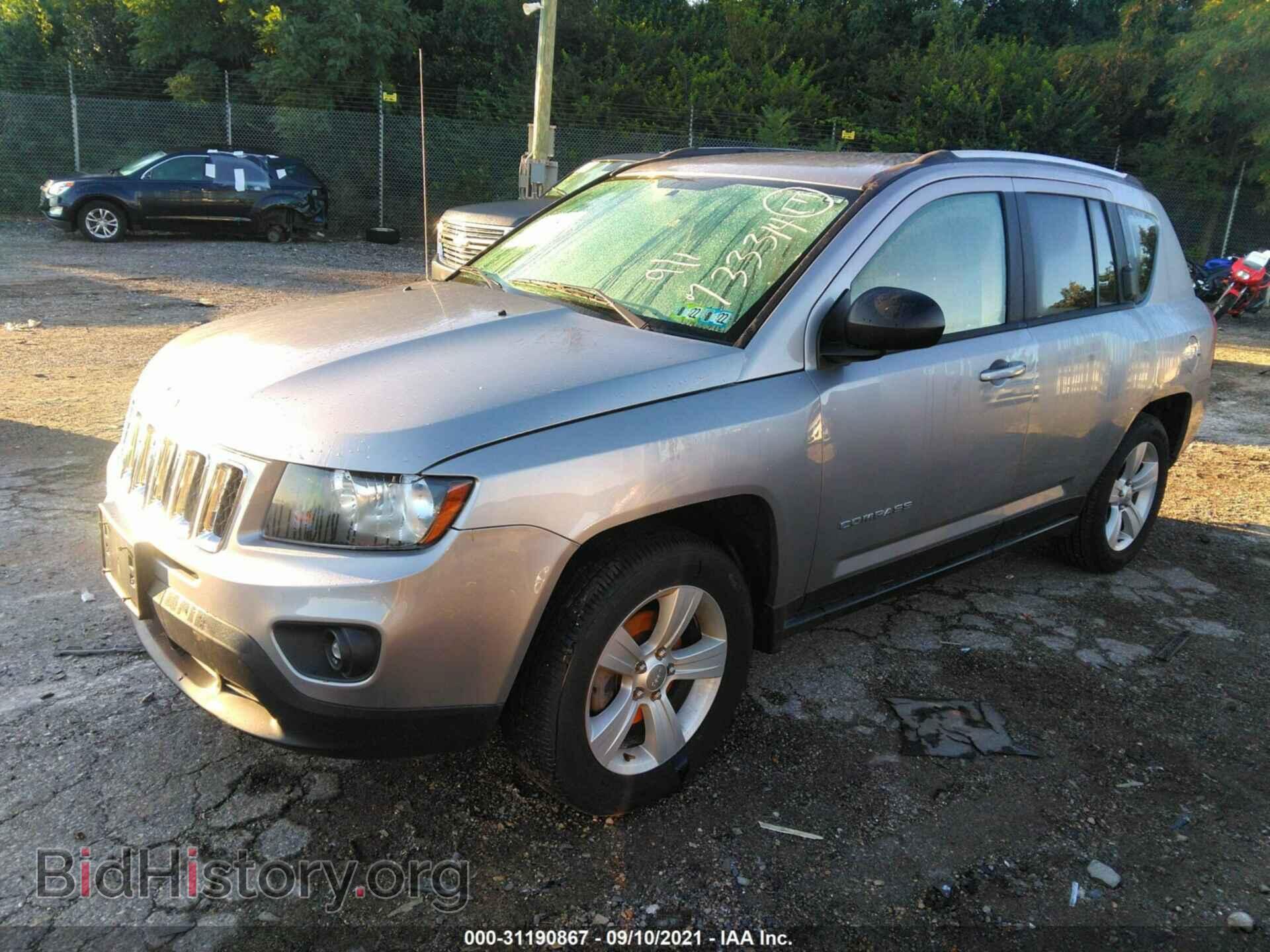 2016 JEEP COMPASS - VIN: 1C4NJDBBXGD733314 - Фото 2