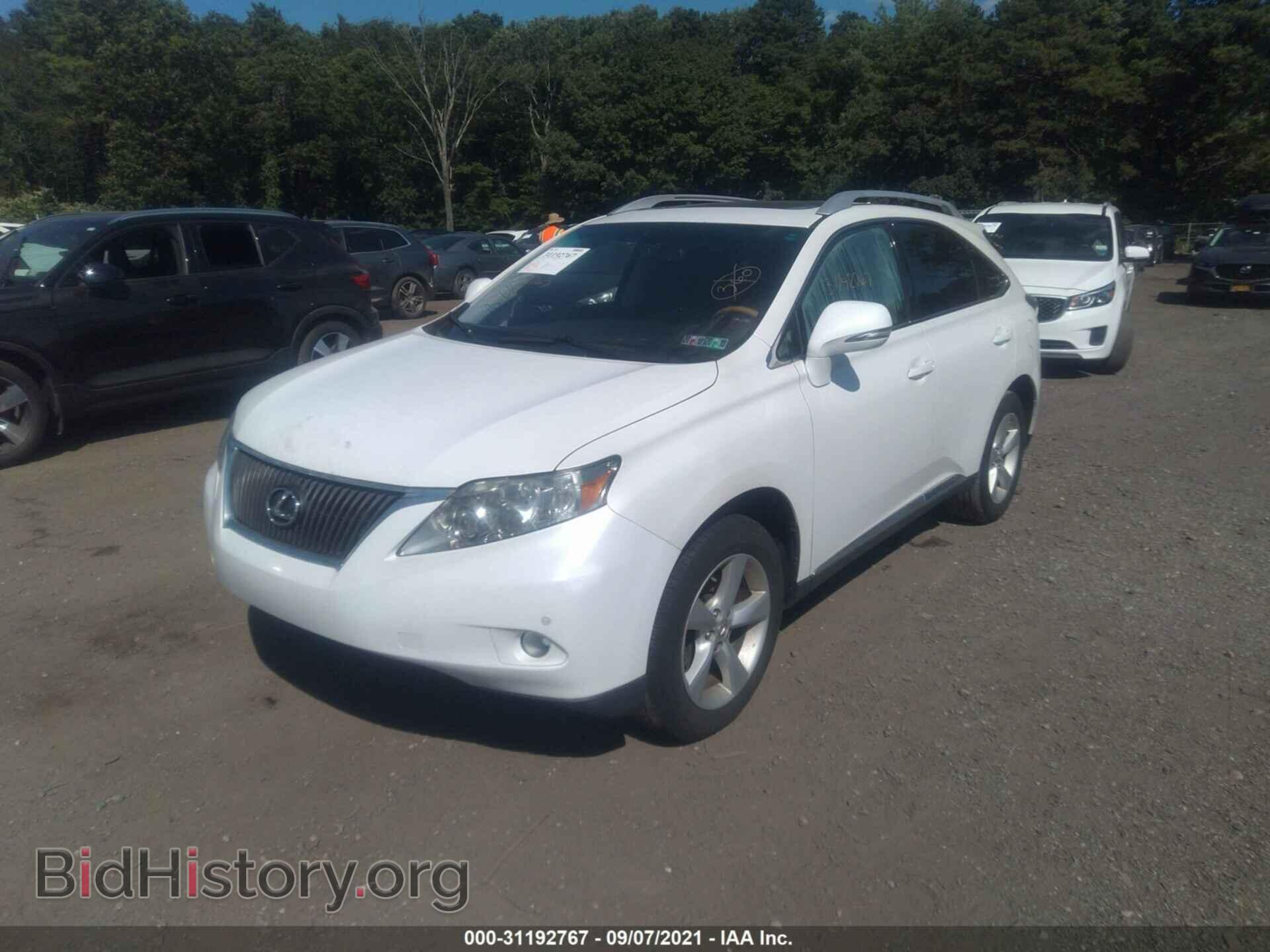 2011 LEXUS RX 350 - VIN: 2T2BK1BA2BC119428 - Фото 2