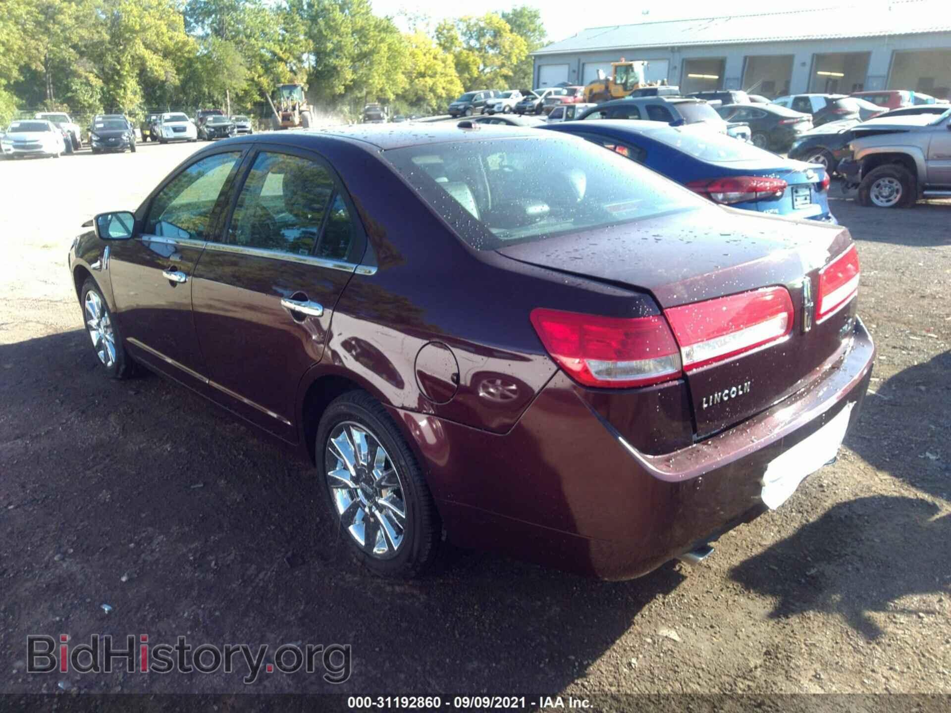 2012 LINCOLN MKZ - VIN: 3LNHL2GC2CR820103 - Фото 3