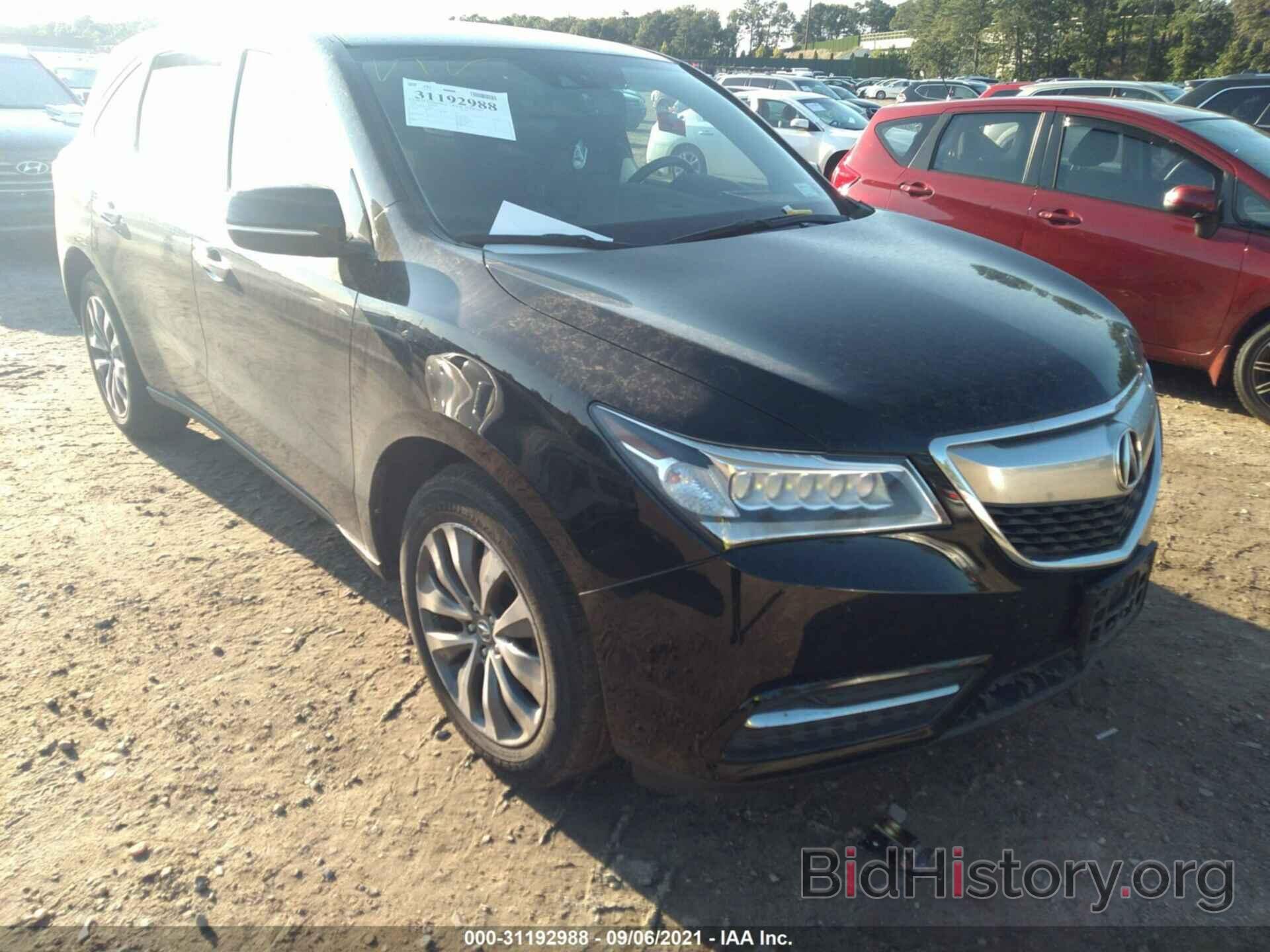 Фотография 5FRYD4H43EB047309 - ACURA MDX 2014