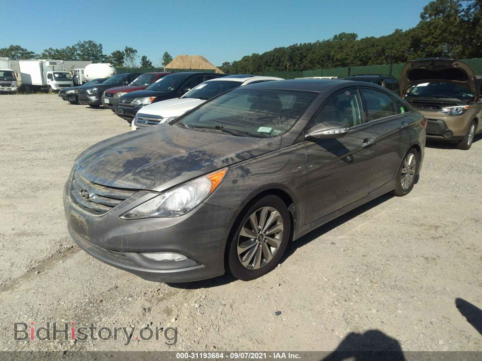 2014 HYUNDAI SONATA - VIN: 5NPEC4AB3EH865575 - Фото 2