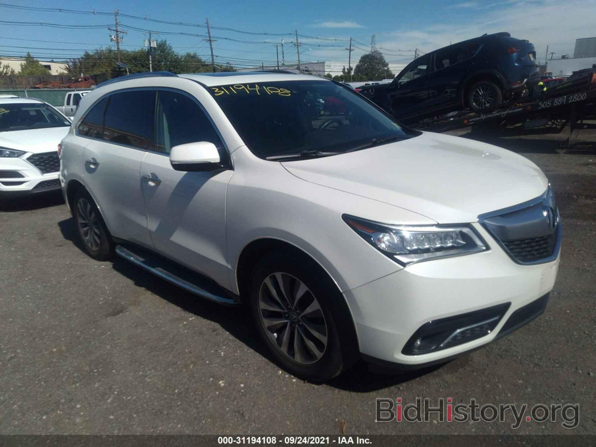 Photo 5FRYD4H40GB050073 - ACURA MDX 2016