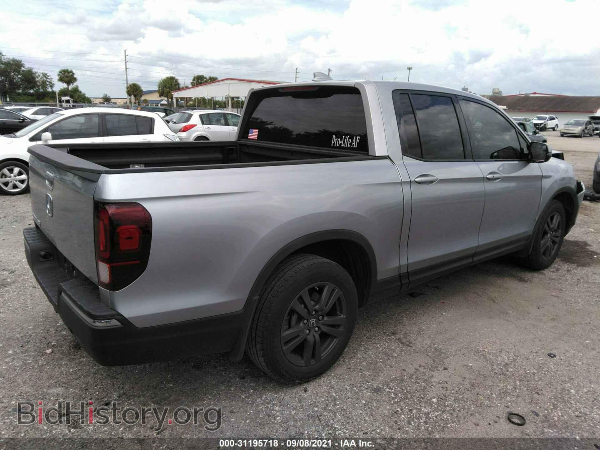 2019 HONDA RIDGELINE - VIN: 5FPYK2F15KB007563 - Фото 4