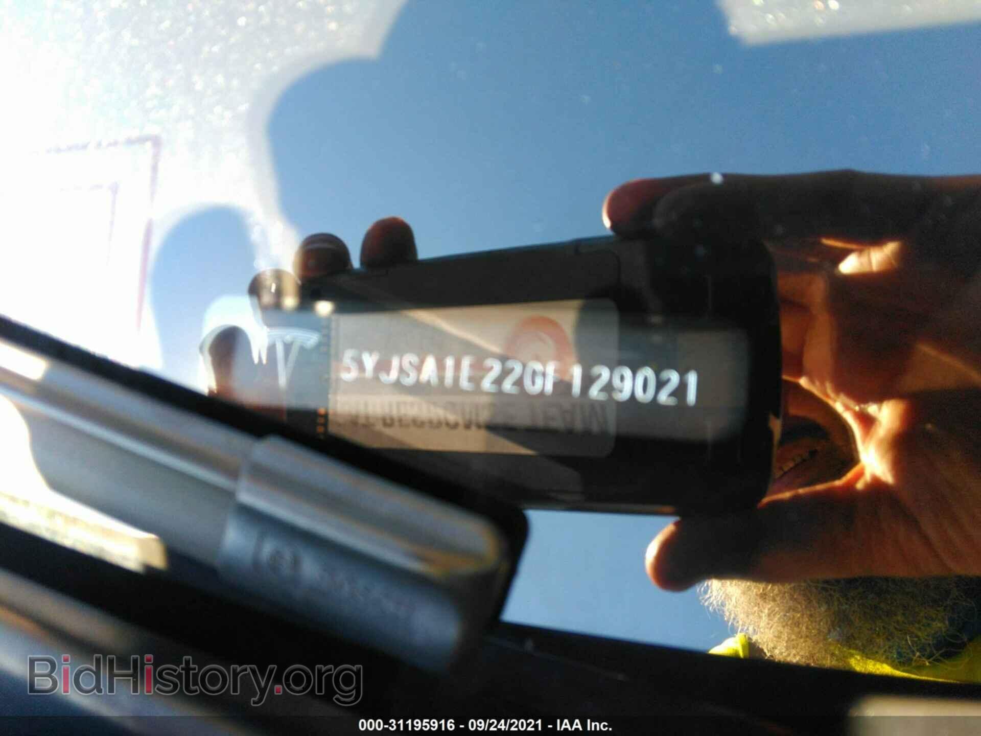 2016 TESLA MODEL S - VIN: 5YJSA1E22GF129021 - Фото 9