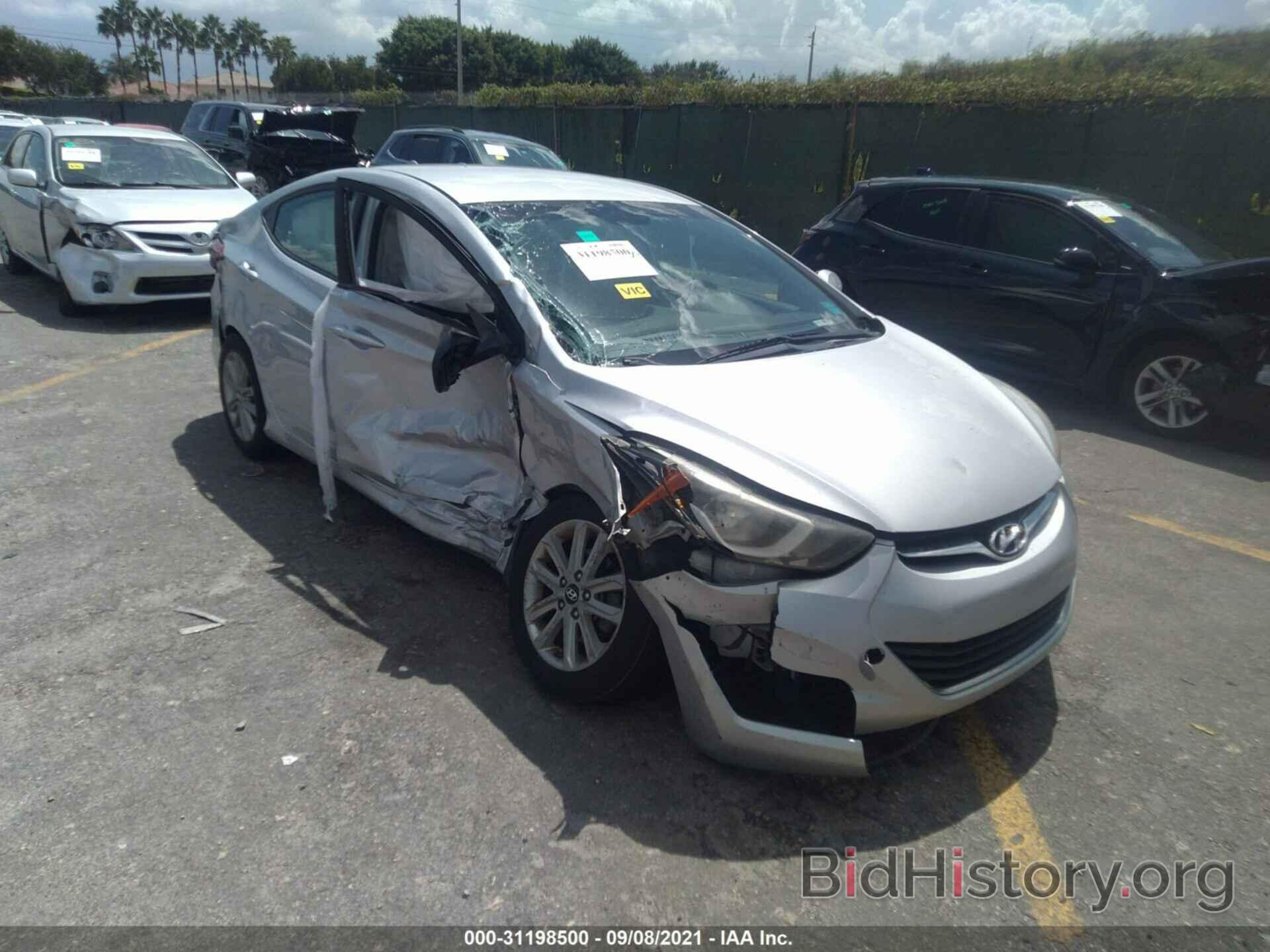 Photo KMHDH4AE6EU164649 - HYUNDAI ELANTRA 2014