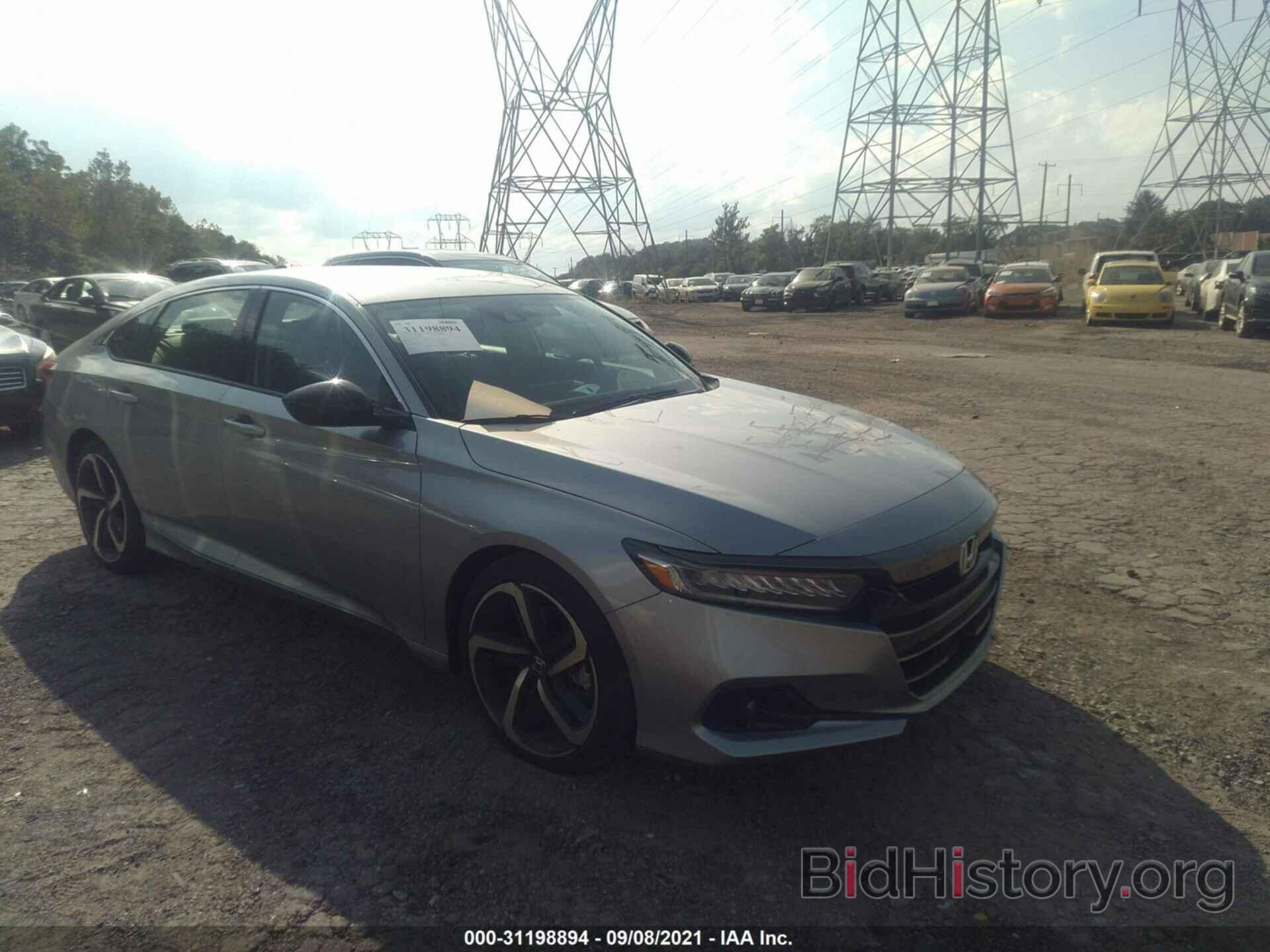 Photo 1HGCV1F40MA047724 - HONDA ACCORD SEDAN 2021