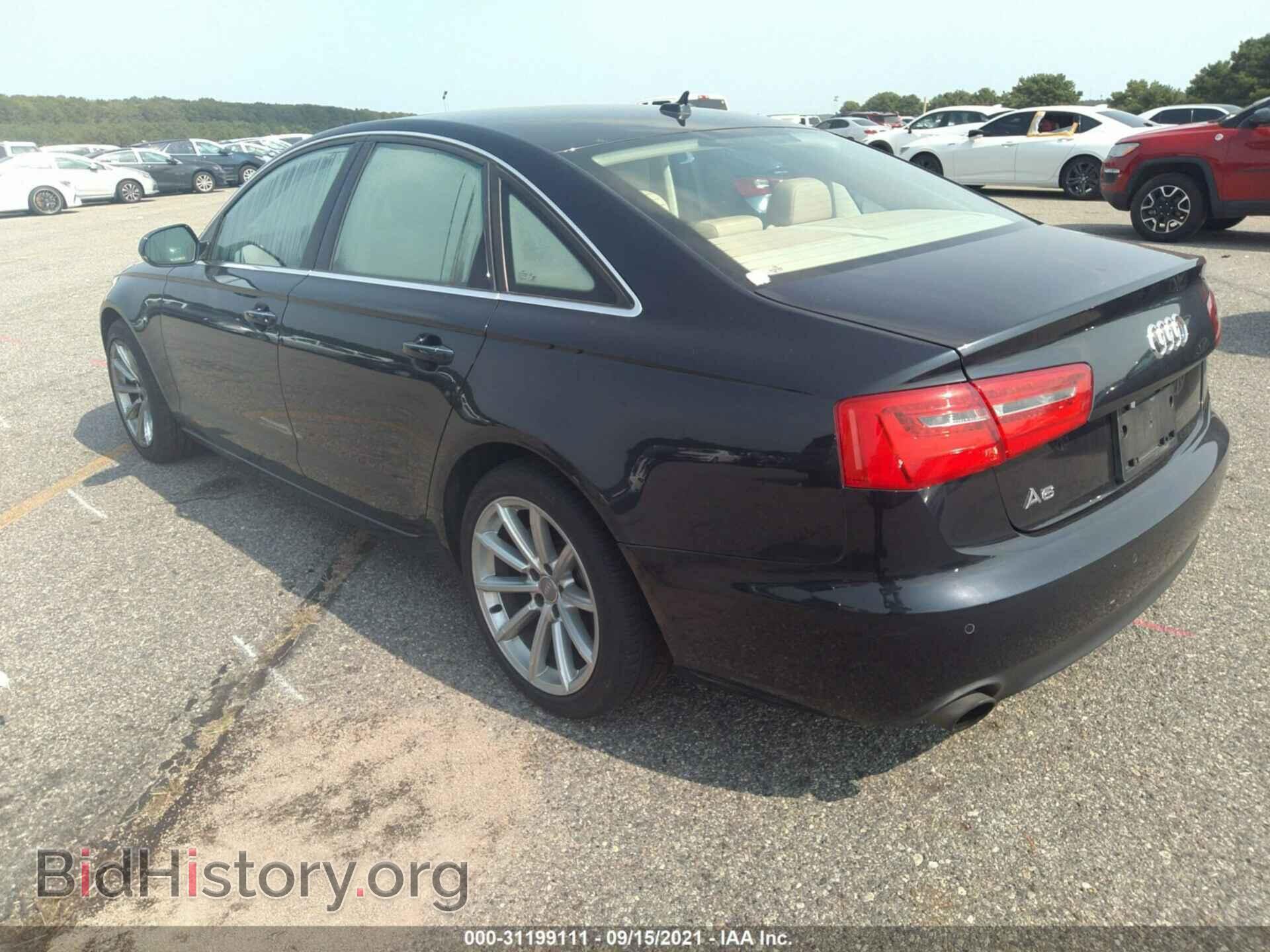 2013 AUDI A6 - VIN: WAUGFAFC4DN106459 - Фото 3