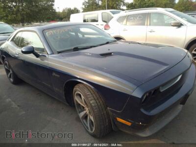 2014 Dodge CHALLENGER R/T Classic, синий — VIN 2C3CDYBT0EH141035, IAAI
