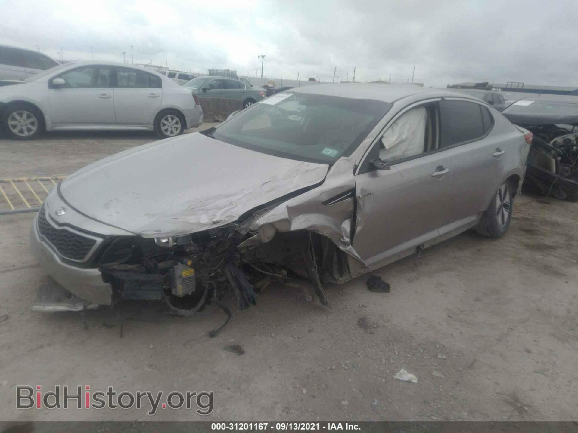 2013 KIA OPTIMA HYBRID - VIN: KNAGM4AD2D5052716 - Фото 2