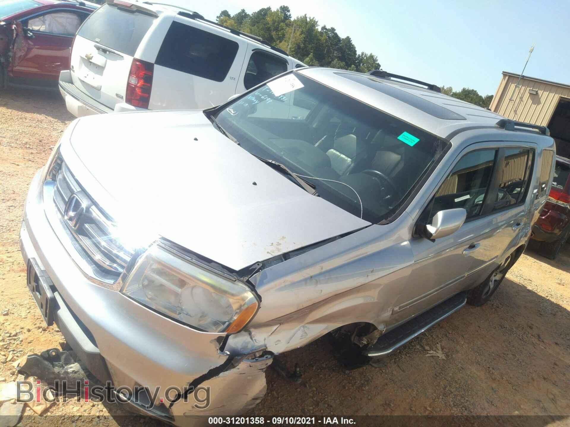 2012 HONDA PILOT - VIN: 5FNYF3H91CB016199 - Фото 2