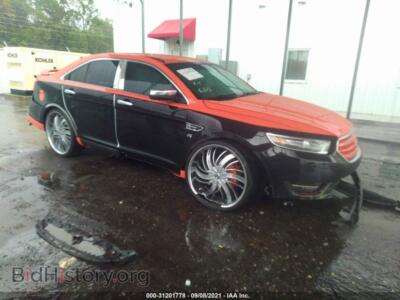 2016 Ford TAURUS Limited, orange — VIN 1FAHP2F83GG106313, IAAI