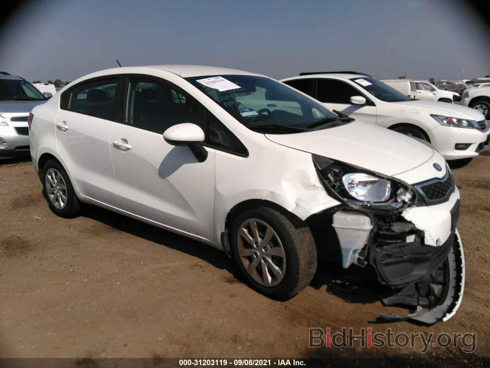 Photo KNADN4A37E6370978 - KIA RIO 2014