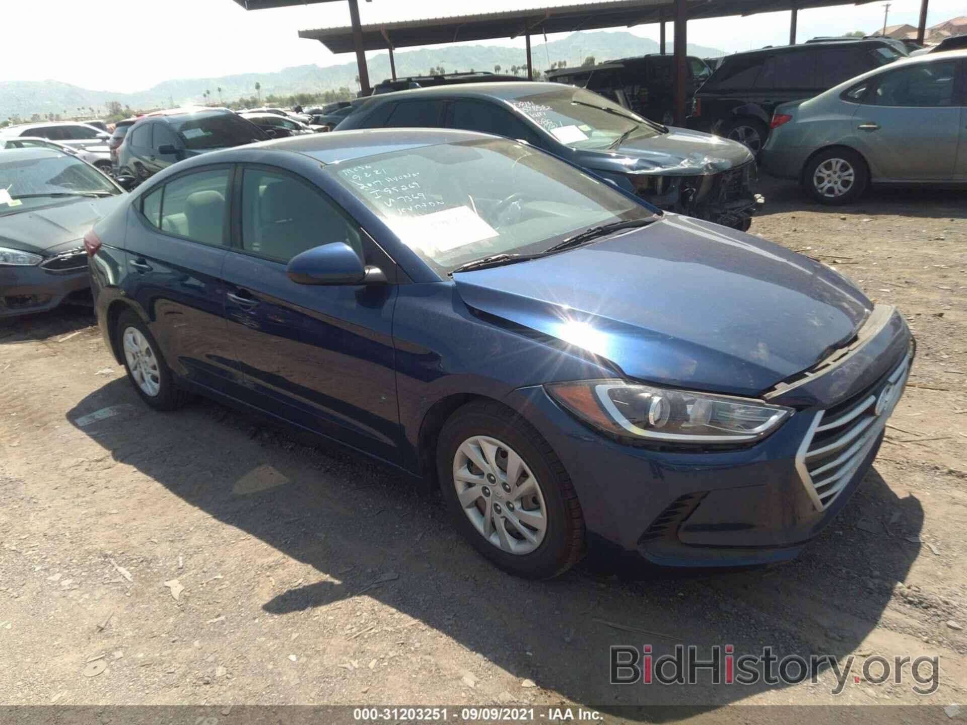 Photo 5NPD74LF3HH067369 - HYUNDAI ELANTRA 2017