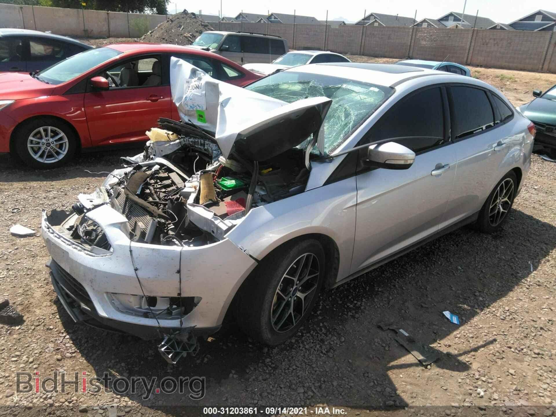 2018 FORD FOCUS - VIN: 1FADP3H22JL322178 - Фото 2