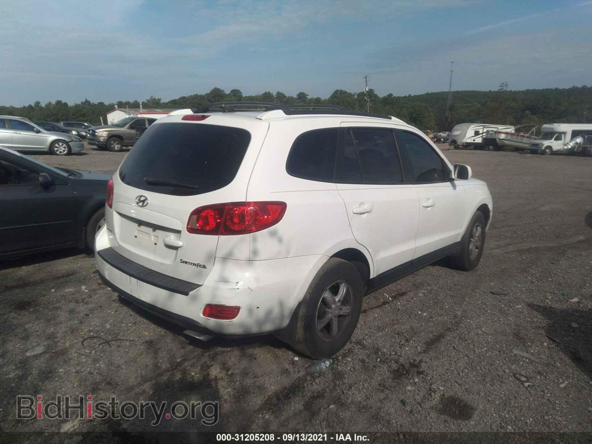 2007 HYUNDAI SANTA FE - VIN: 5NMSG13DX7H101470 - Фото 4