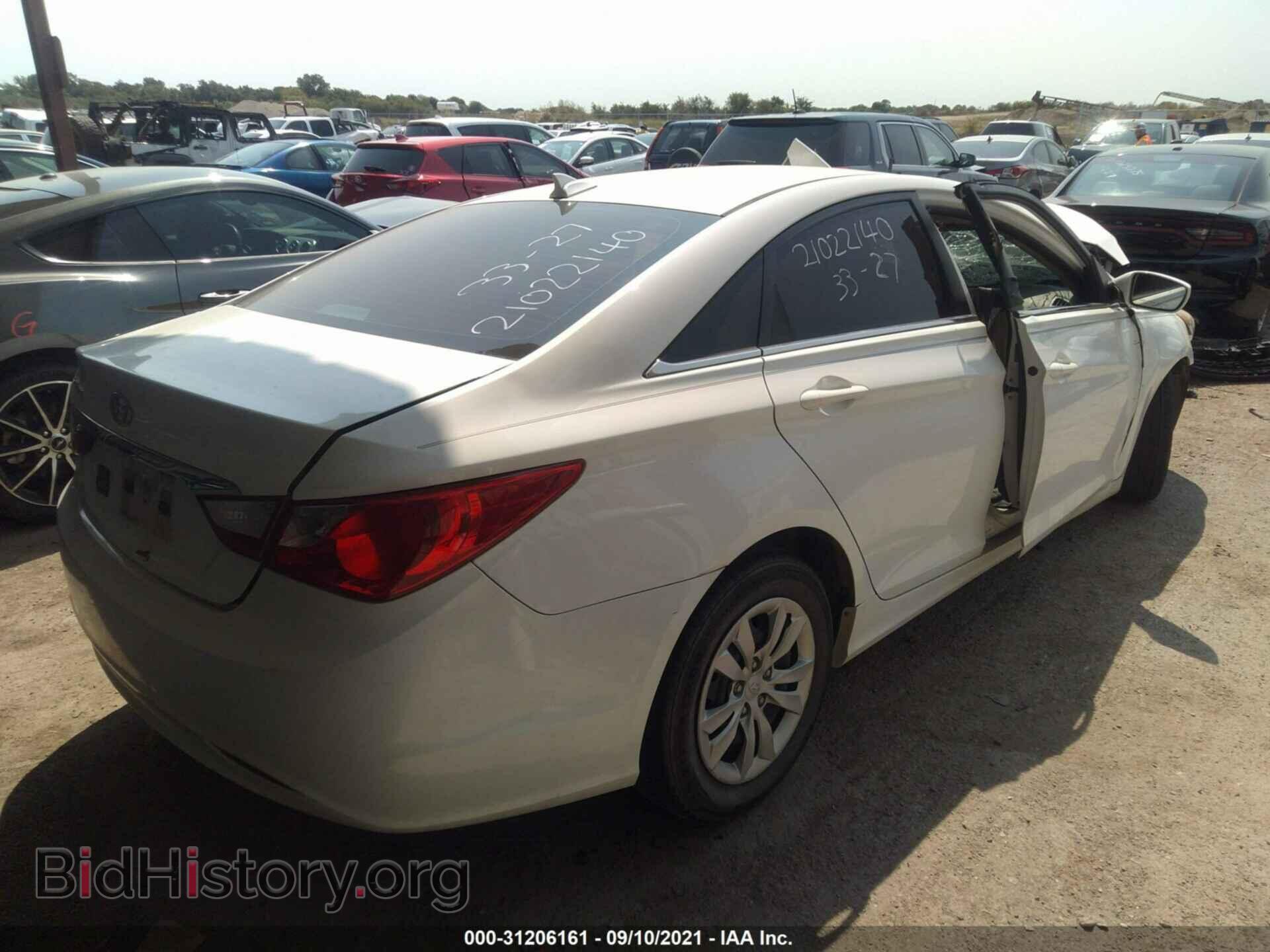 2012 HYUNDAI SONATA - VIN: 5NPEB4AC2CH454791 - Фото 4