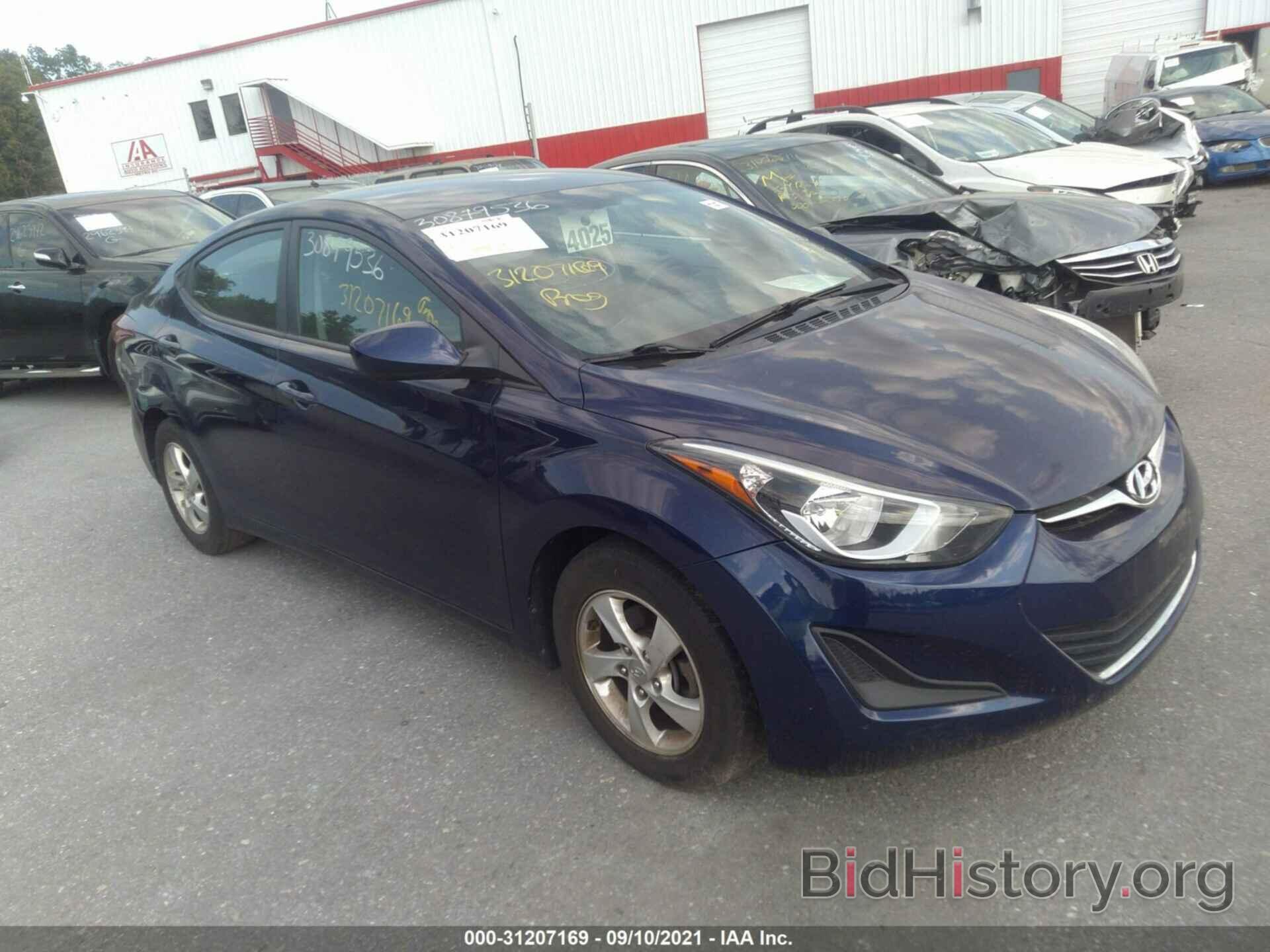 Photo 5NPDH4AE3EH533238 - HYUNDAI ELANTRA 2014