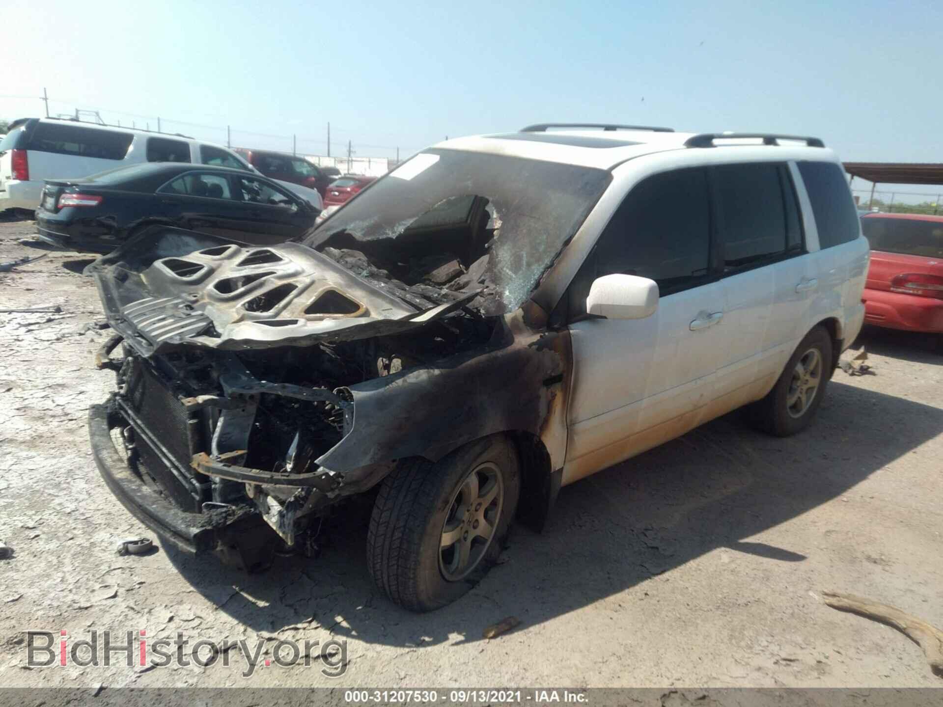 2006 HONDA PILOT - VIN: 2HKYF18576H565025 - Фото 2